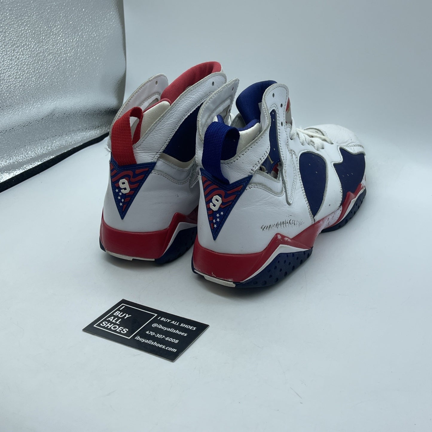 Size 11 - Air Jordan 7 Retro Tinker Alternate Blue White Leather (304775-123)