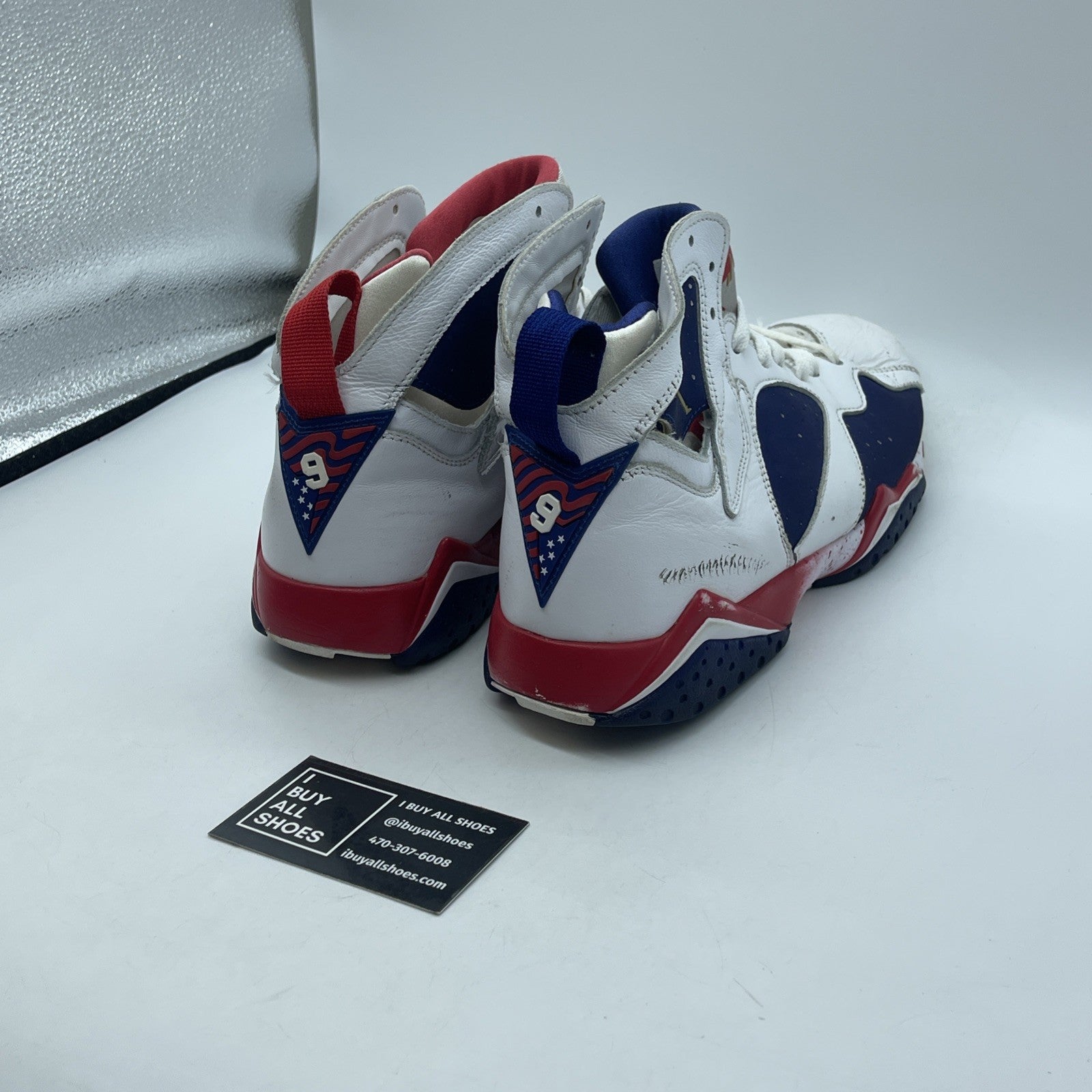 Size 11 - Air Jordan 7 Retro Tinker Alternate Blue White Leather (304775-123)