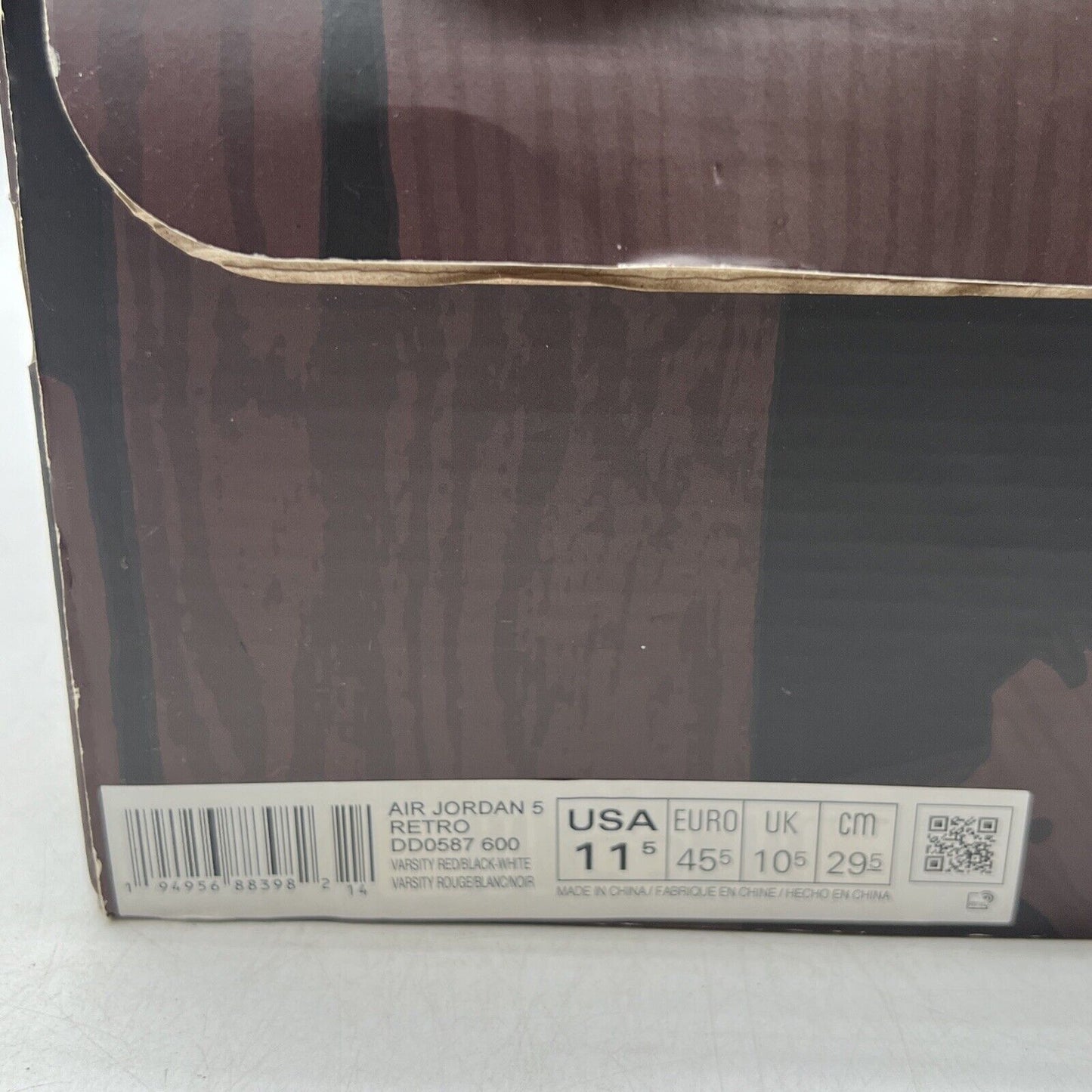 Size 11.5 - Jordan 5 Retro Mid Raging Bull Suede Grey Black (DD0587-600)
