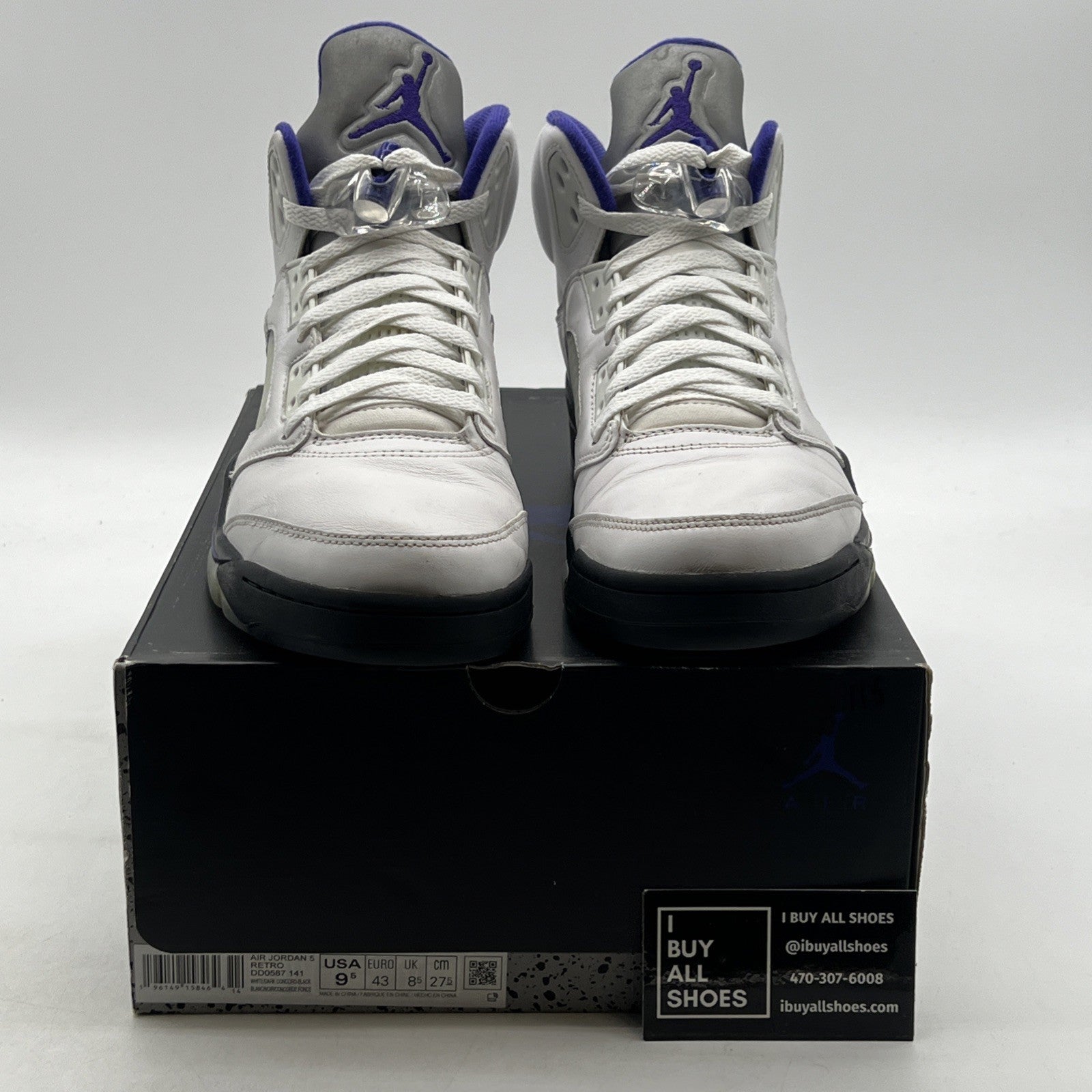 Size 9.5 - Air Jordan 5 Concord 2022 (DD0587-141)