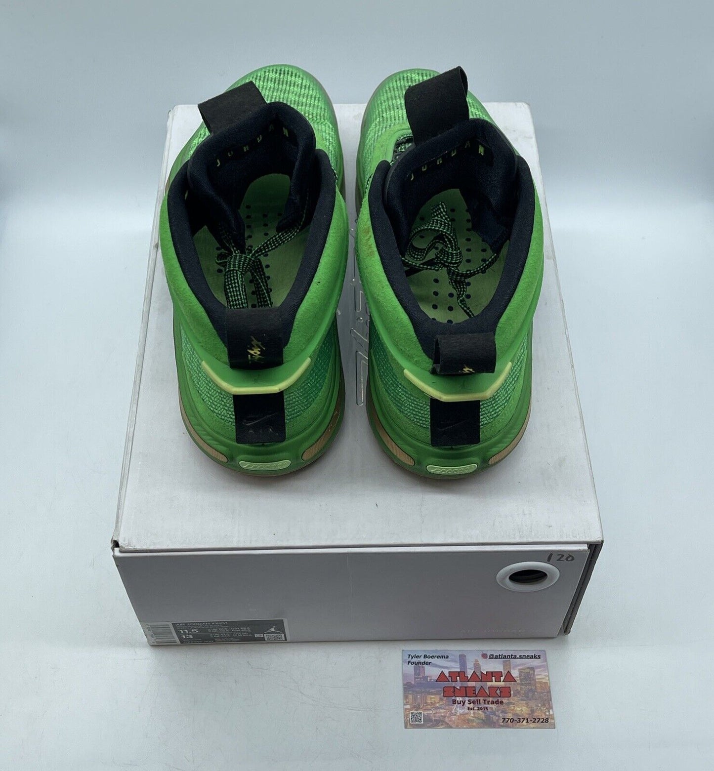 Size 11.5 - Air Jordan 36 Celtics Green Gold Black (CZ2650-300)