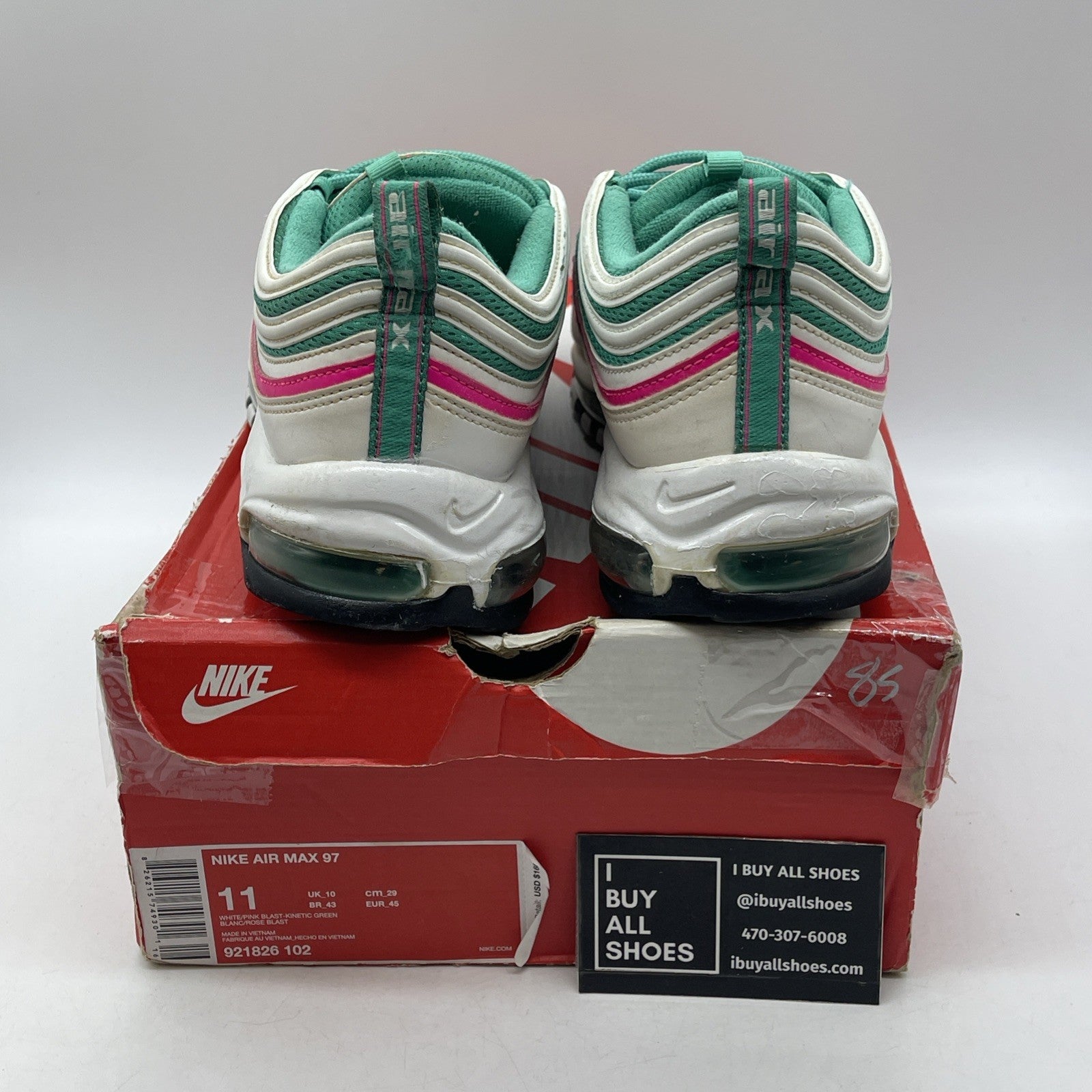 Size 11 - Nike Air Max 97 South Beach (921826-102)