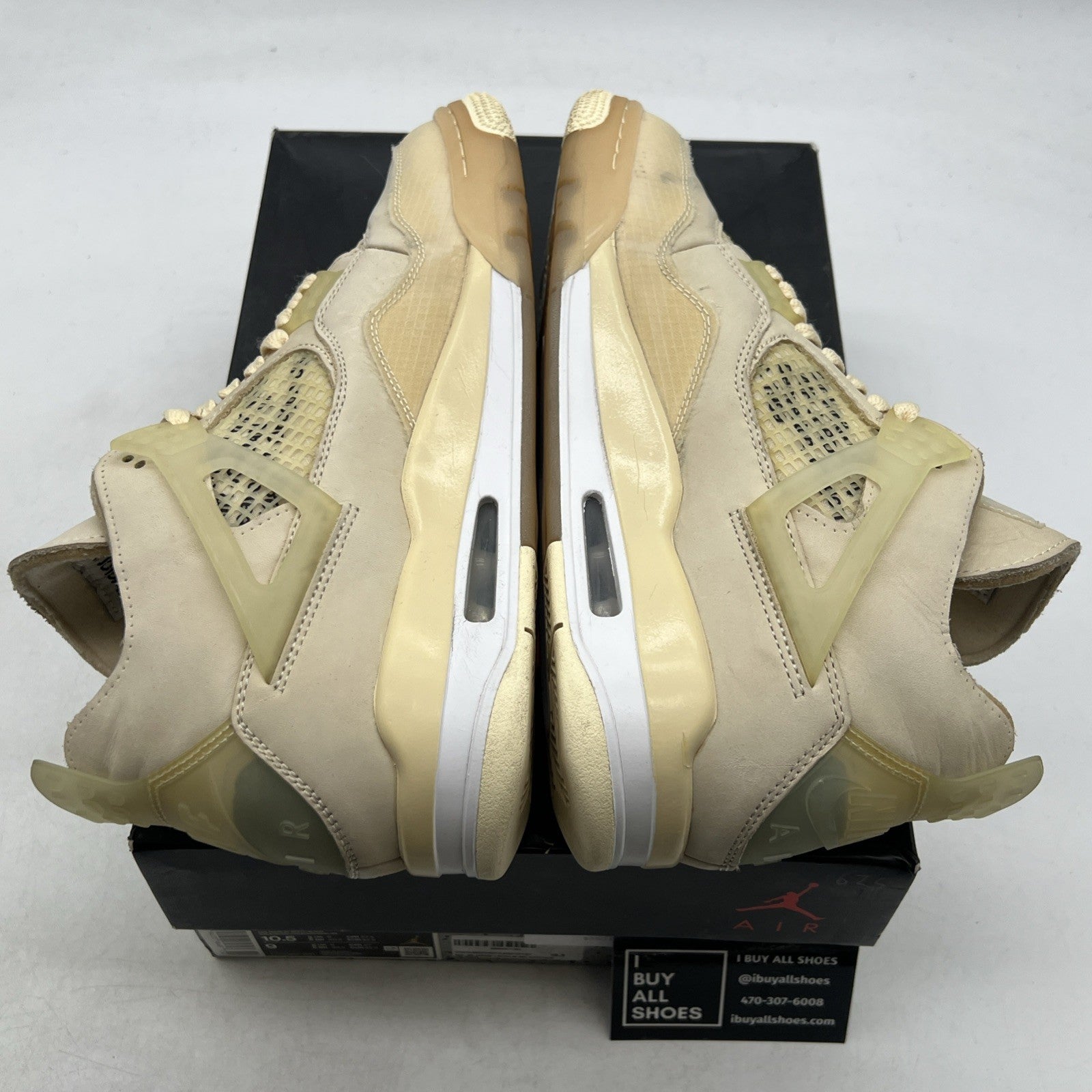 Size 10.5 - Air Jordan 4 SP x Off-White Mid Sail W (CV9388-100)