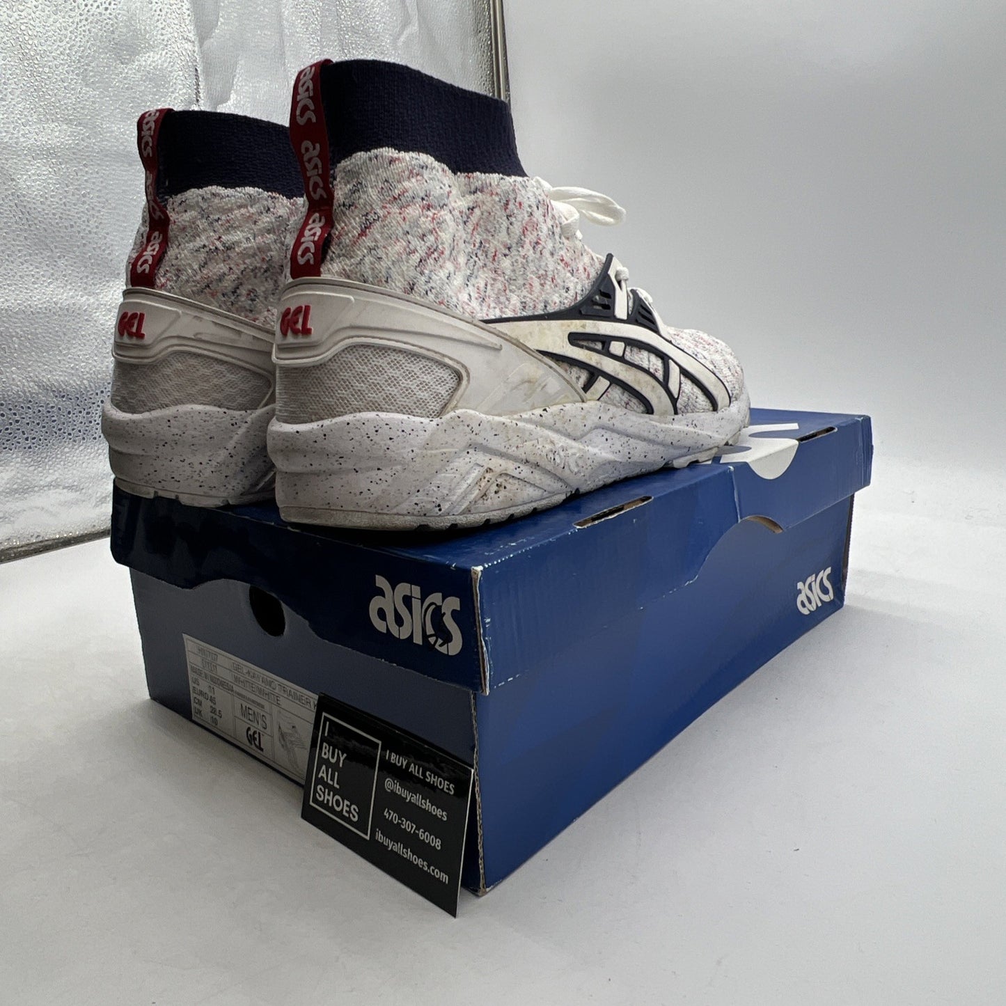 Size 11 - Asics Gel Kayano Trainer Knit MT White (HN707-0101)