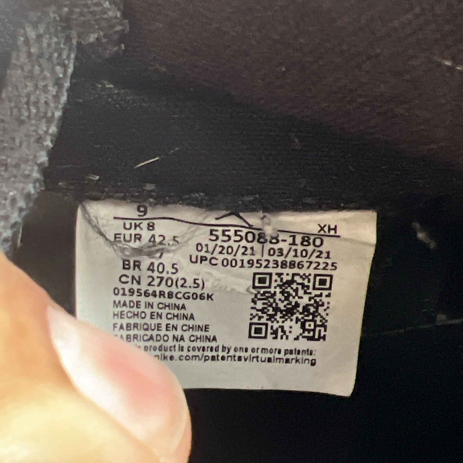 Size 9 - Air Jordan 1 Retro High Electro Orange (555088-180)