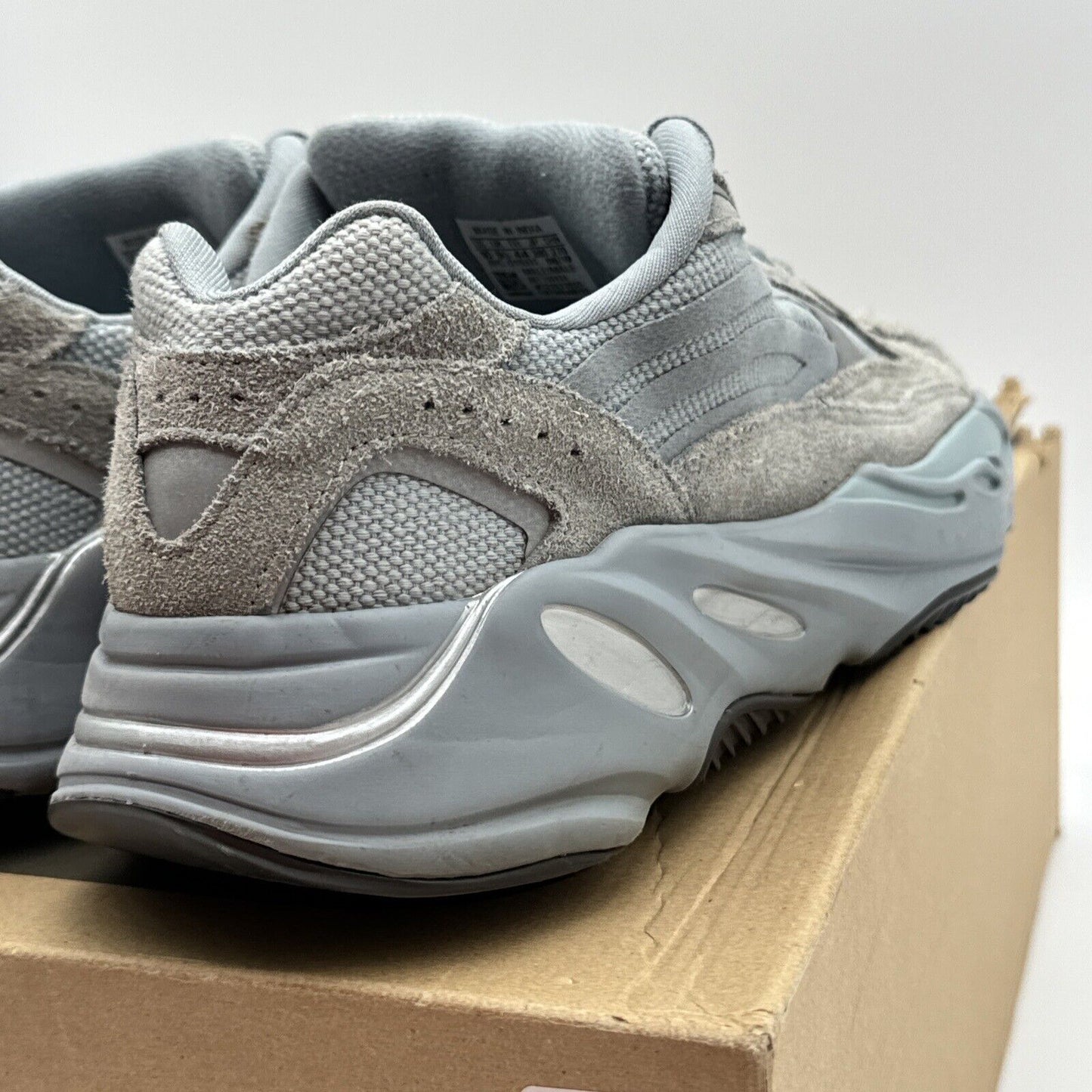 Size 10 - Yeezy Boost 700 V2 Hospital Blue Icy 🥶 3m Grey Unc Thick Suede Canvas