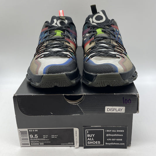 Size 9.5 - Nike KD 8 SE What The Black Blue Brown Suede Leather (845896-999)