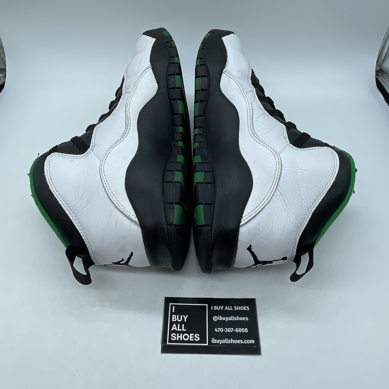 Size 12 - Air Jordan 10 Retro 2019 Seattle Green White Leather (310806-137)