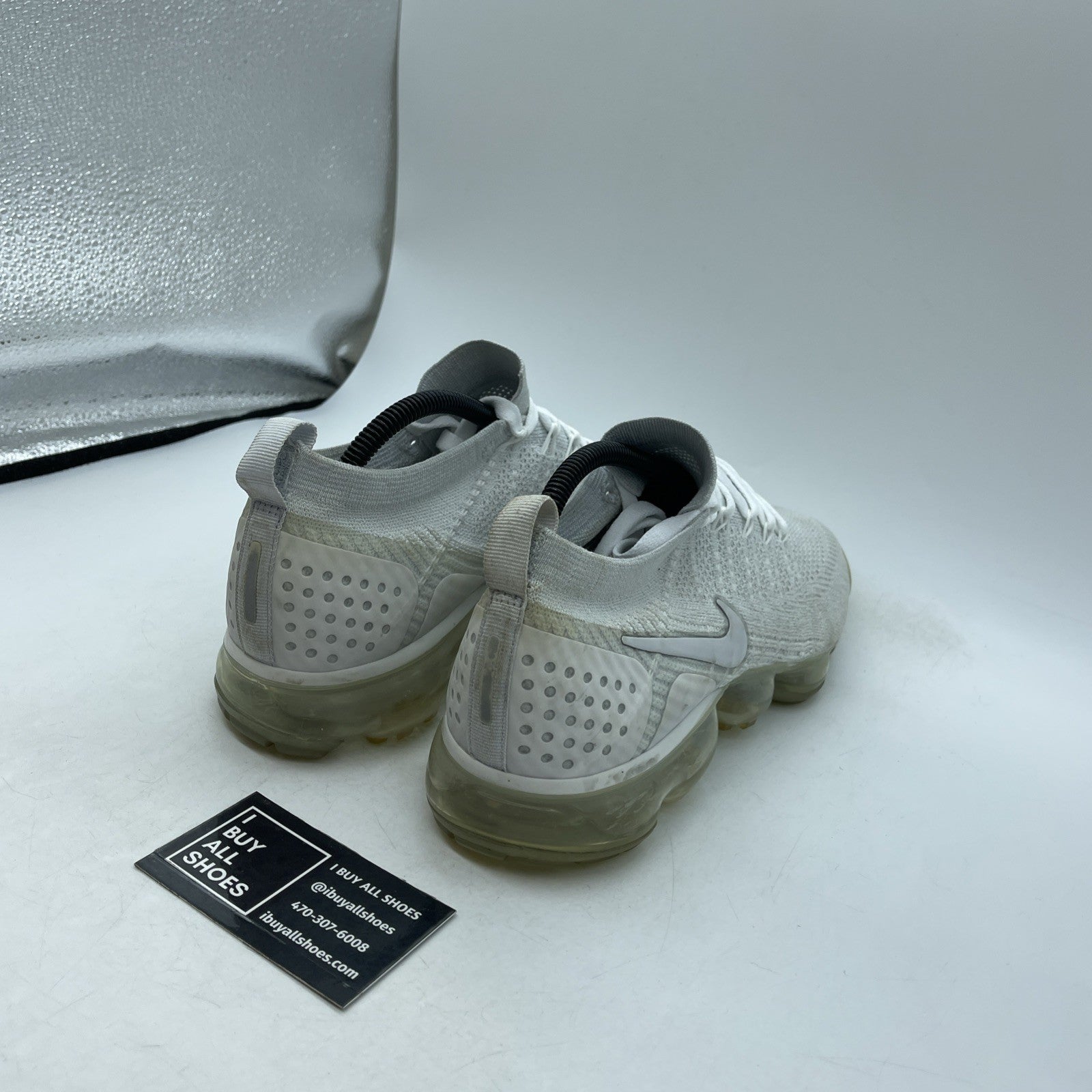 Size 10 - Nike Air VaporMax Flyknit 2 Vast Grey (942842-105)