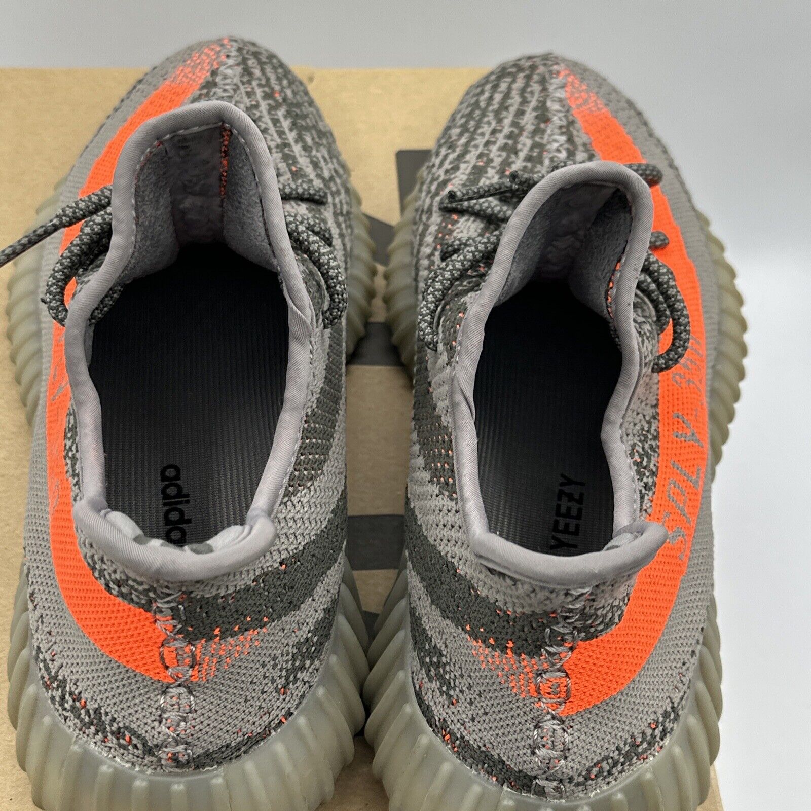 Size 8 - adidas Yeezy Boost 350 V2 Beluga OG 2016 release RARE orange Grey Comfy