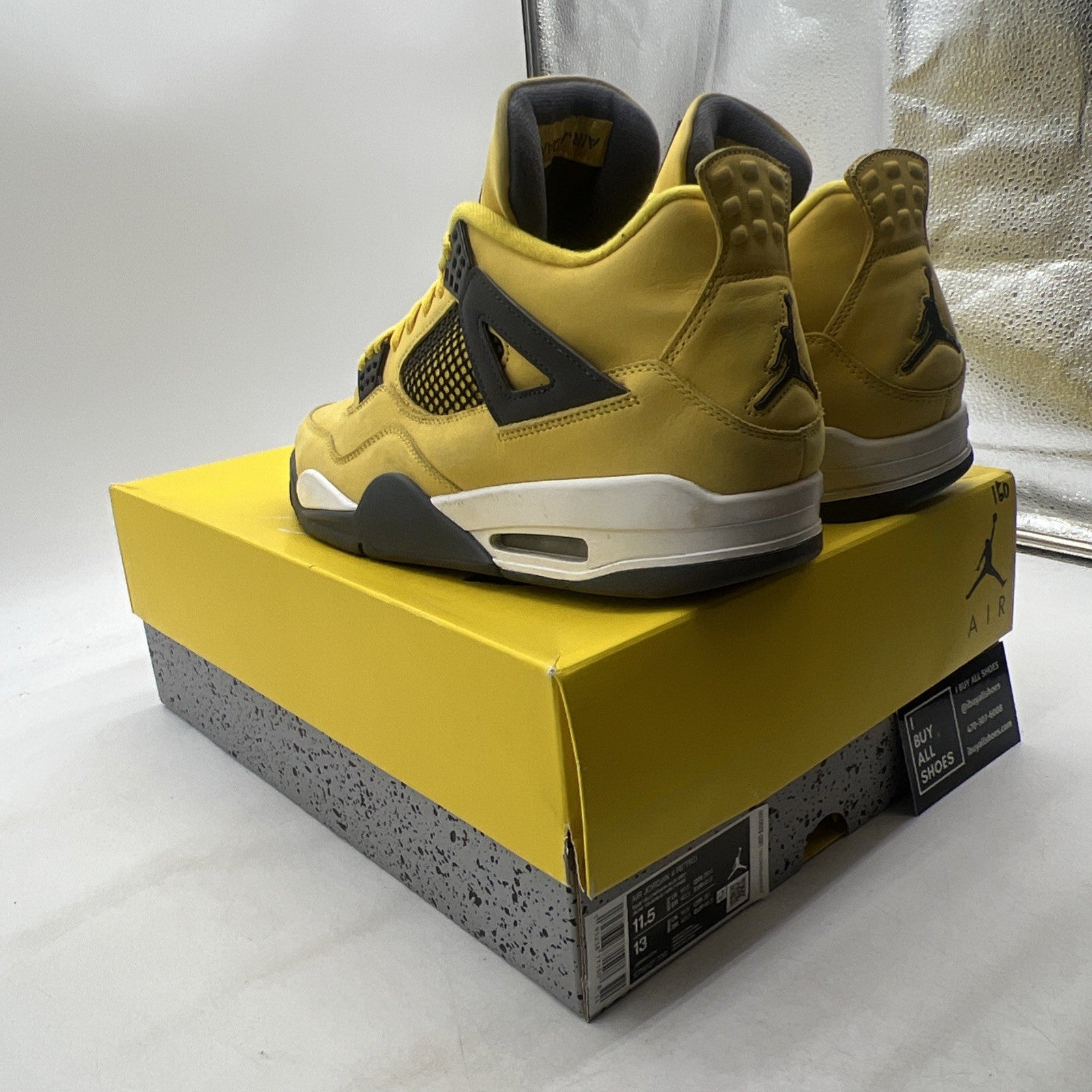 Size 11.5 - Air Jordan 4 Retro Mid Lightning (CT8527-700)