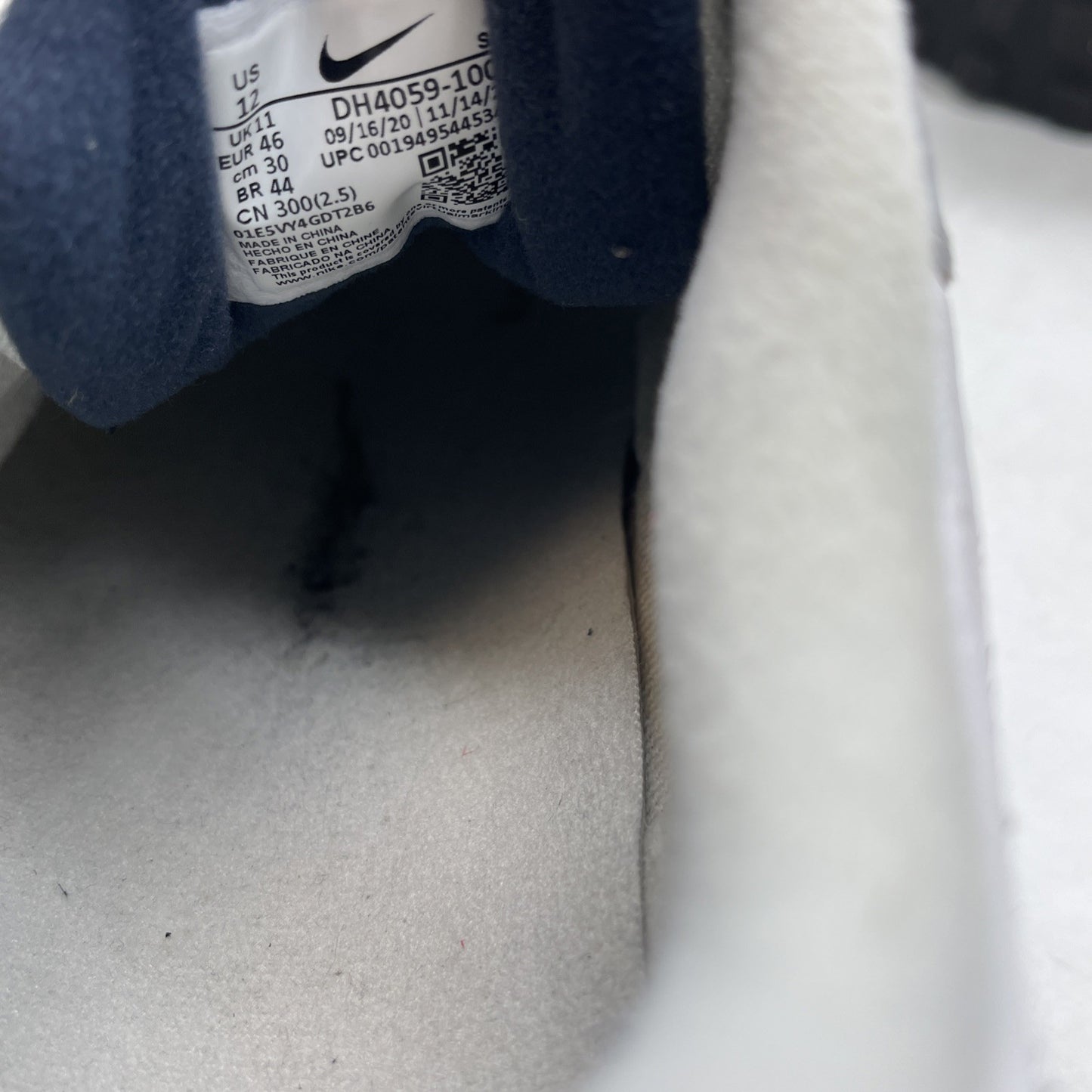 Size 12 - Nike Air Max 1 LV8 Obsidian (DH4059-100)