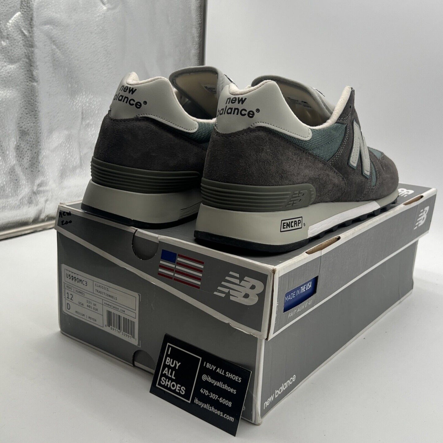 Size 12 -New Balance 1300 Steel Blue-(M1300CLS)