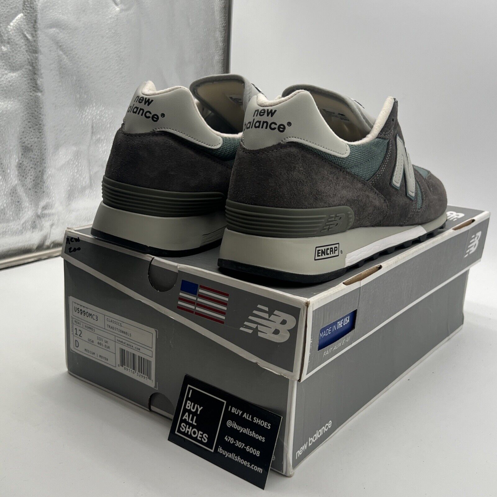 Size 12 -New Balance 1300 Steel Blue-(M1300CLS)