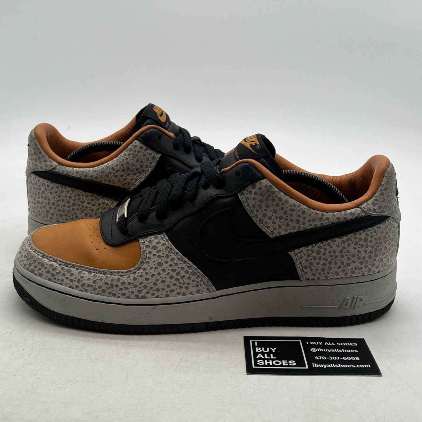 Size 11 - Nike Air Force 1 Supreme Low Safari (318776-801)