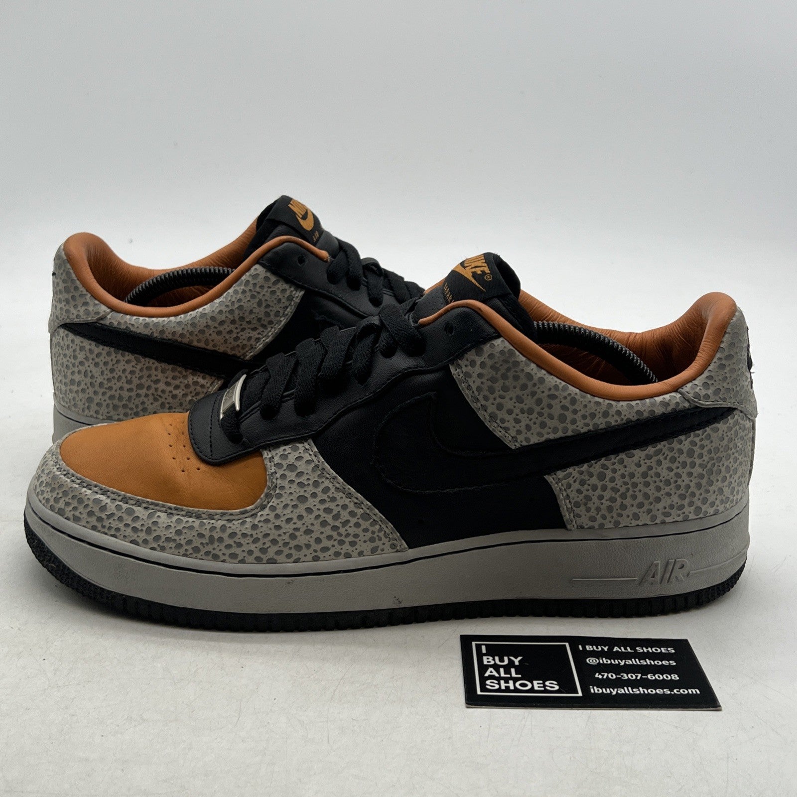 Size 11 - Nike Air Force 1 Supreme Low Safari (318776-801)