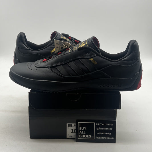 Size 10 - adidas Puig Black Scarlet (GY3656)