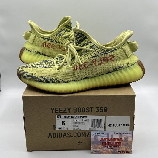 Size 8 - adidas Yeezy Boost 350 V2 Low Semi Frozen Yellow