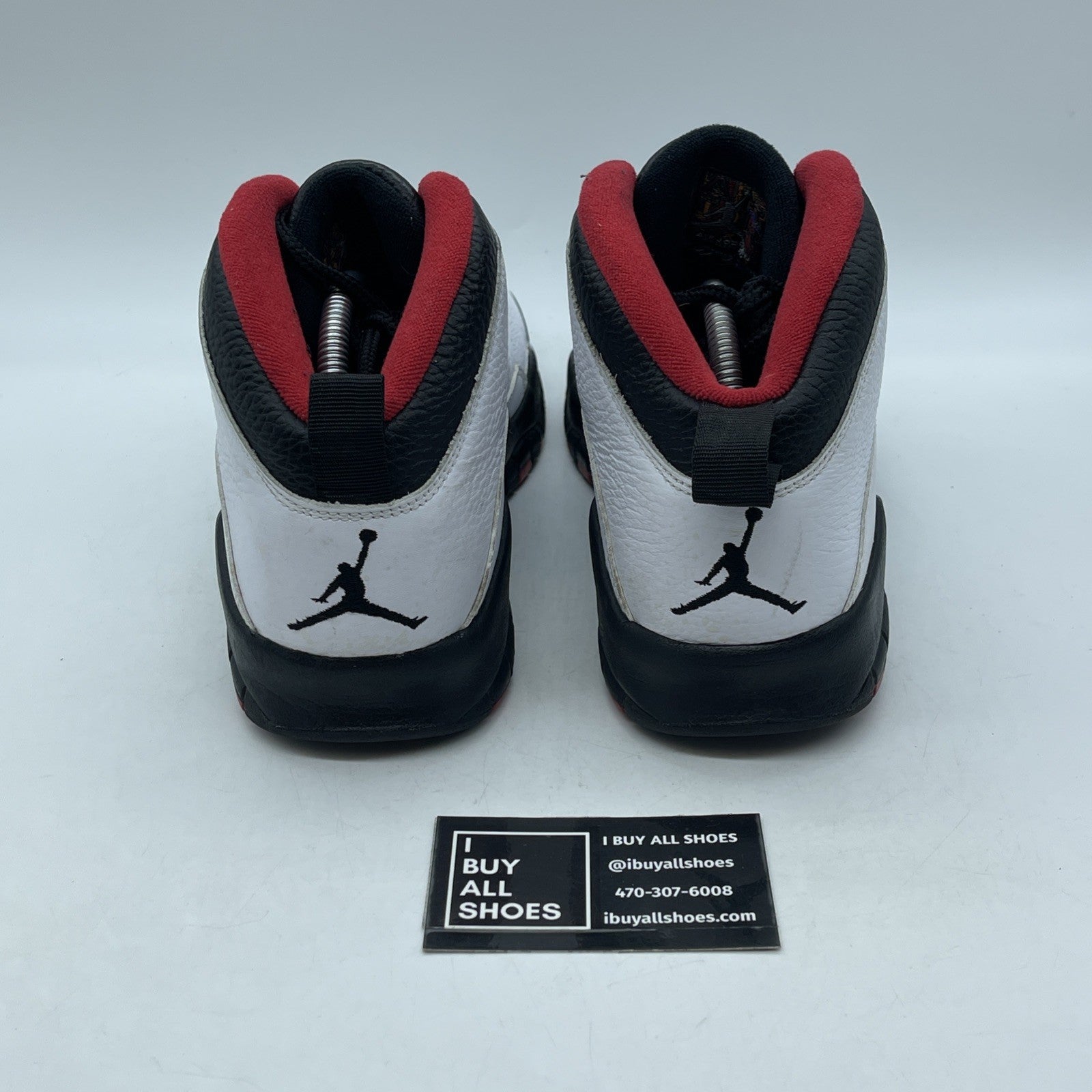 Size 9.5 - Air Jordan 10 Double Nickel Black White Leather (310805-102)