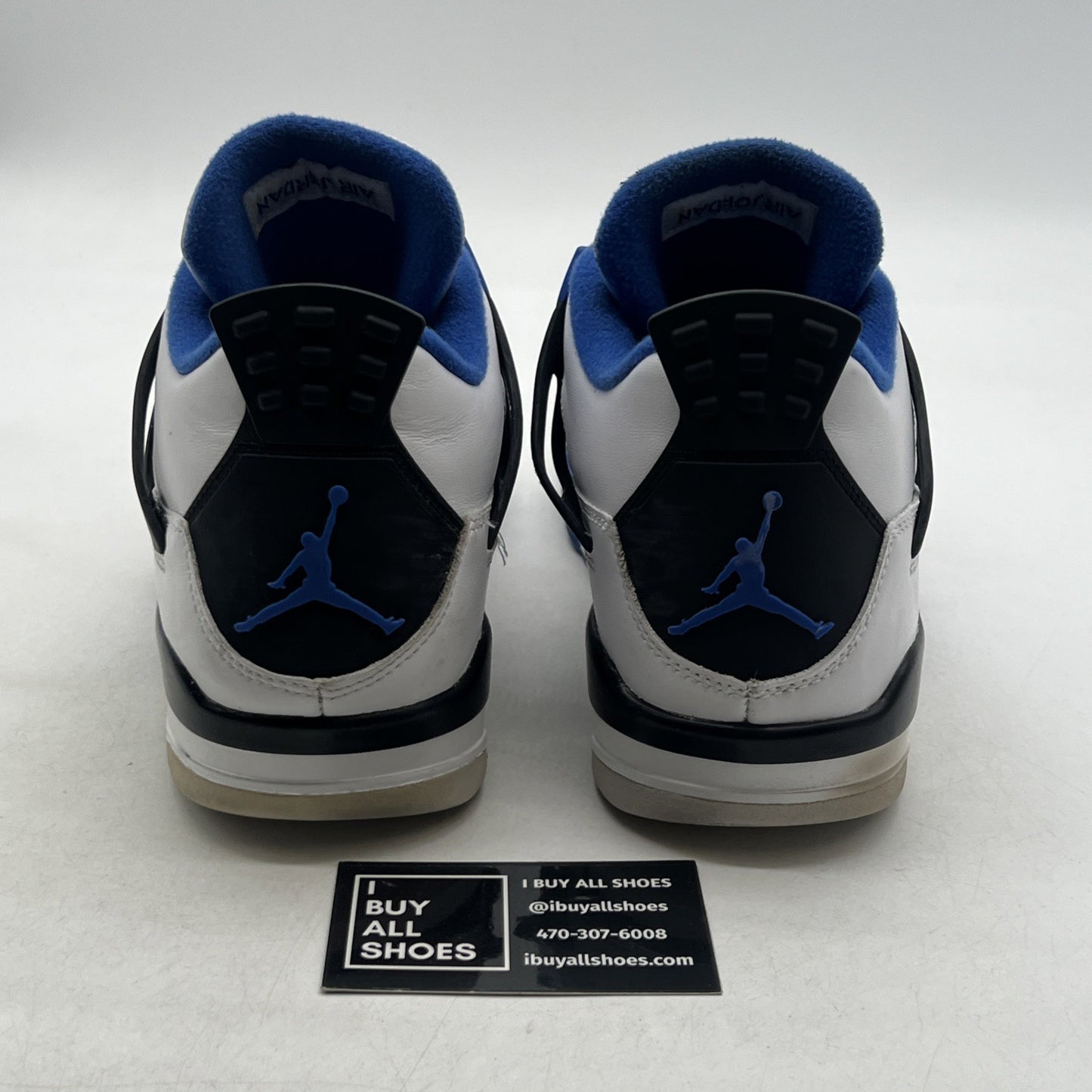 Size 10.5 - Air Jordan 4 Retro Mid Motorsports (308497-117)