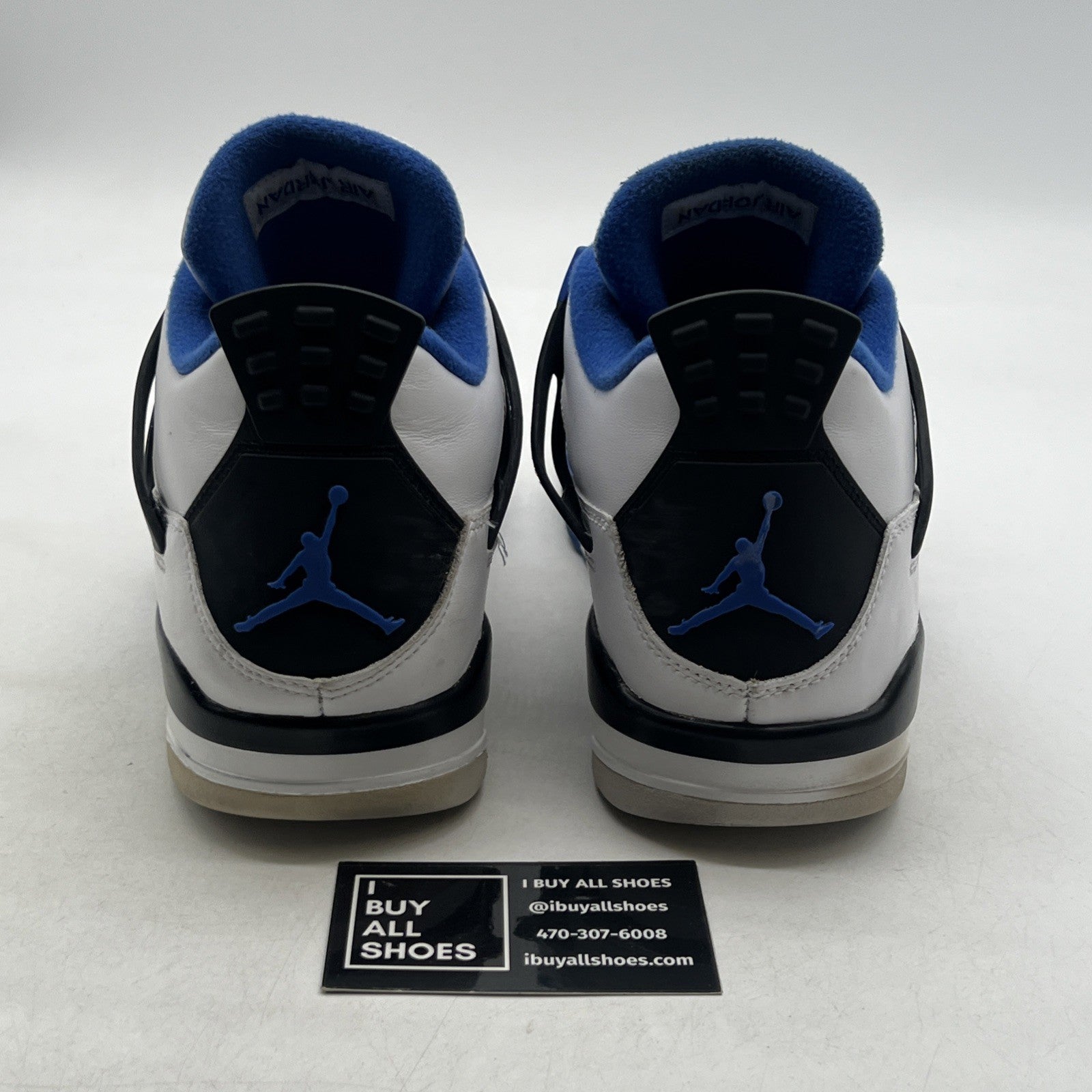 Size 10.5 - Air Jordan 4 Retro Mid Motorsports (308497-117)