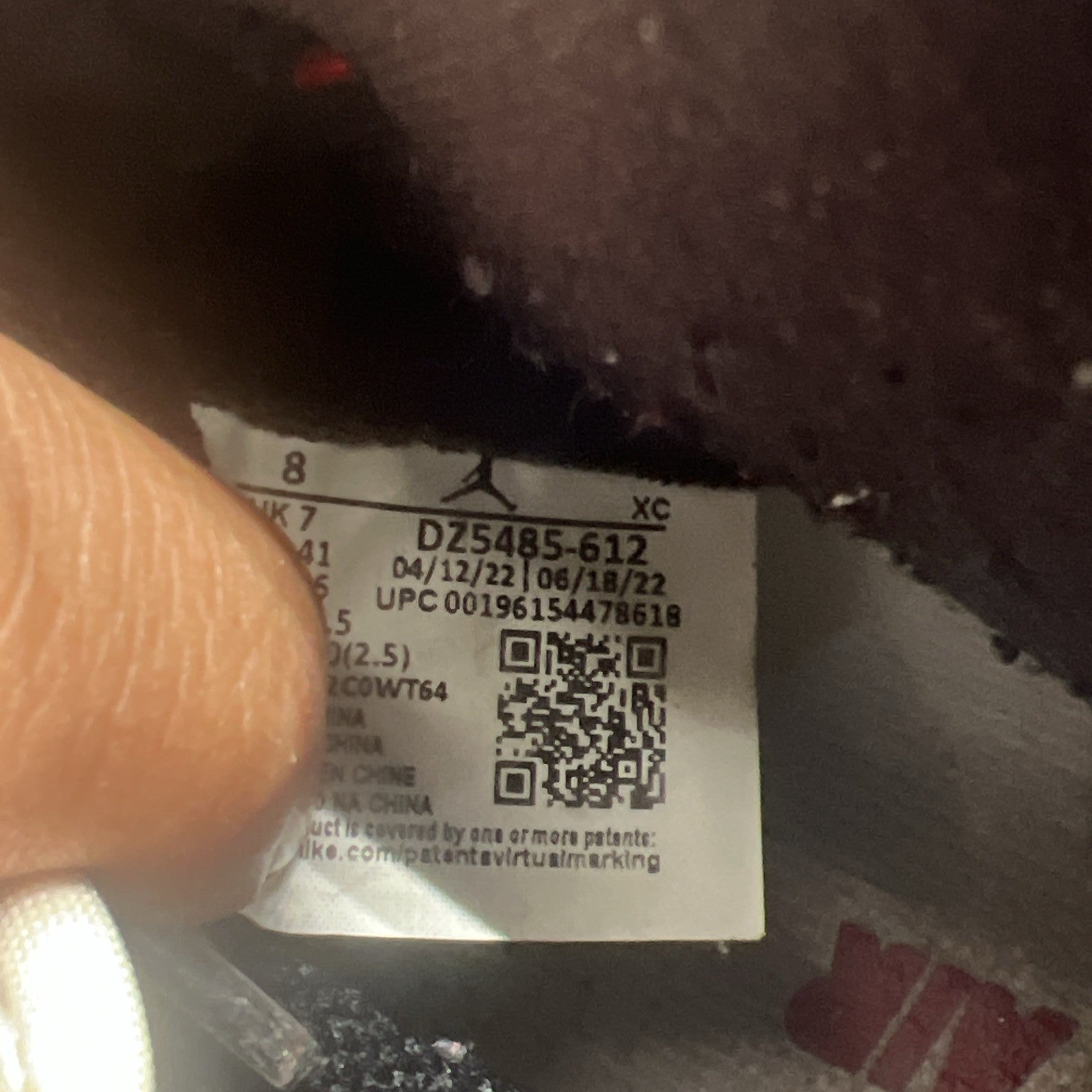 Size 8 - Air Jordan 1 Retro High OG Chicago Reimagined Lost & Found (DZ5485-612)