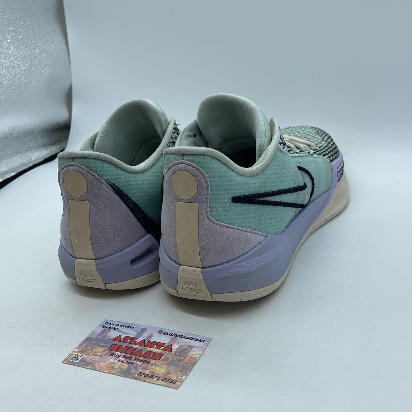 Size 12W - Nike Sabrina 1 Brooklyn's Finest Purple Blue Suede (FQ3381-301)