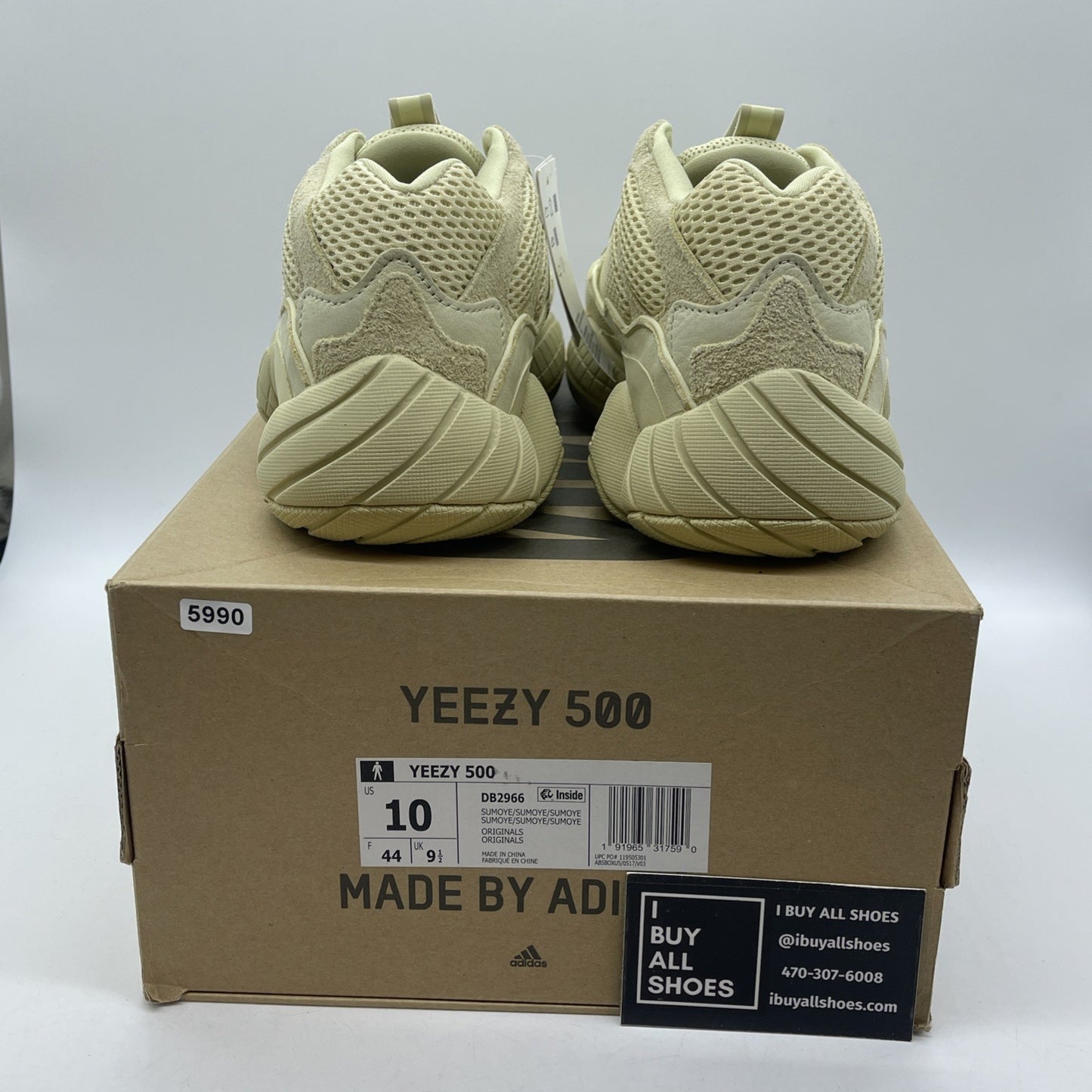 Size 10 - adidas Yeezy 500 Super Moon Yellow Suede Leather (DB2966)