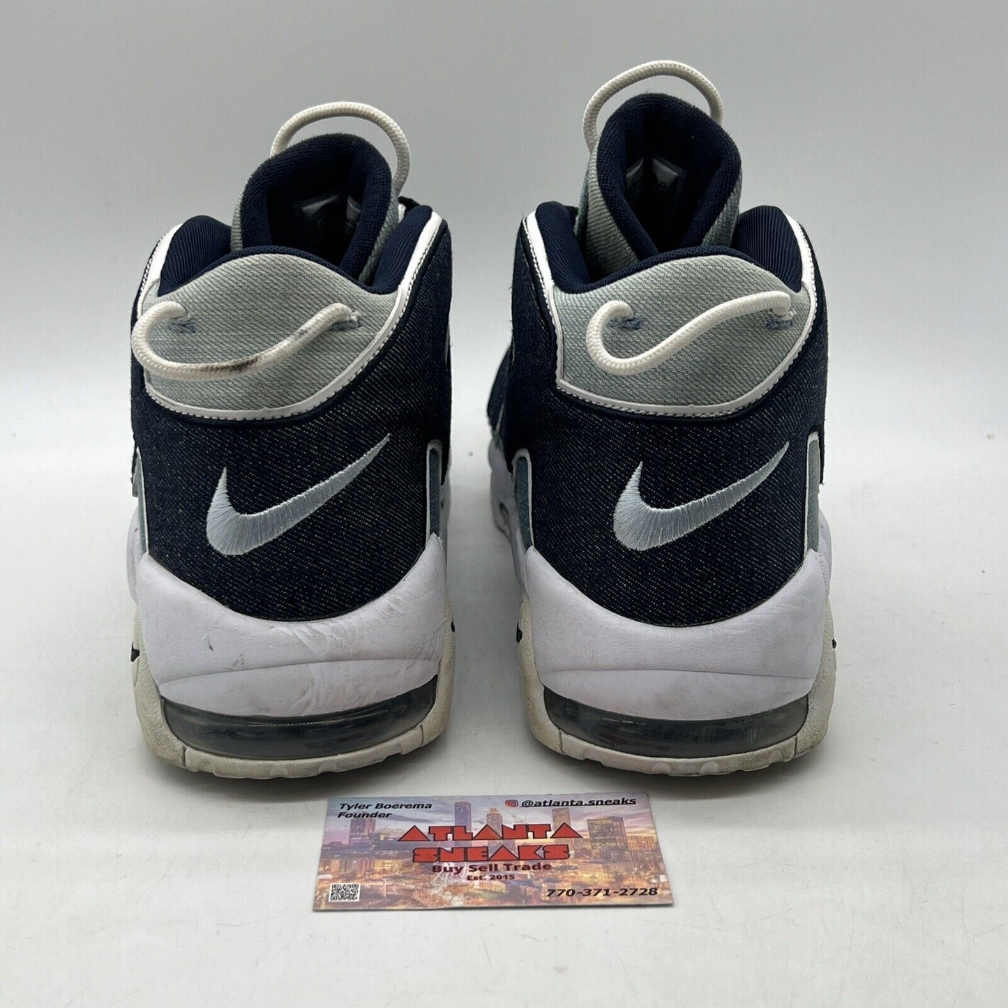 Size 13 - Nike Air More Uptempo 96 Denim White Blue (CJ6125-100)