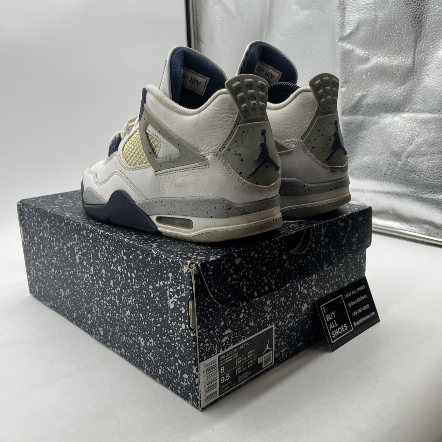 Size 8 - Air Jordan 4 Retro Mid Midnight Navy (DH6927-140)