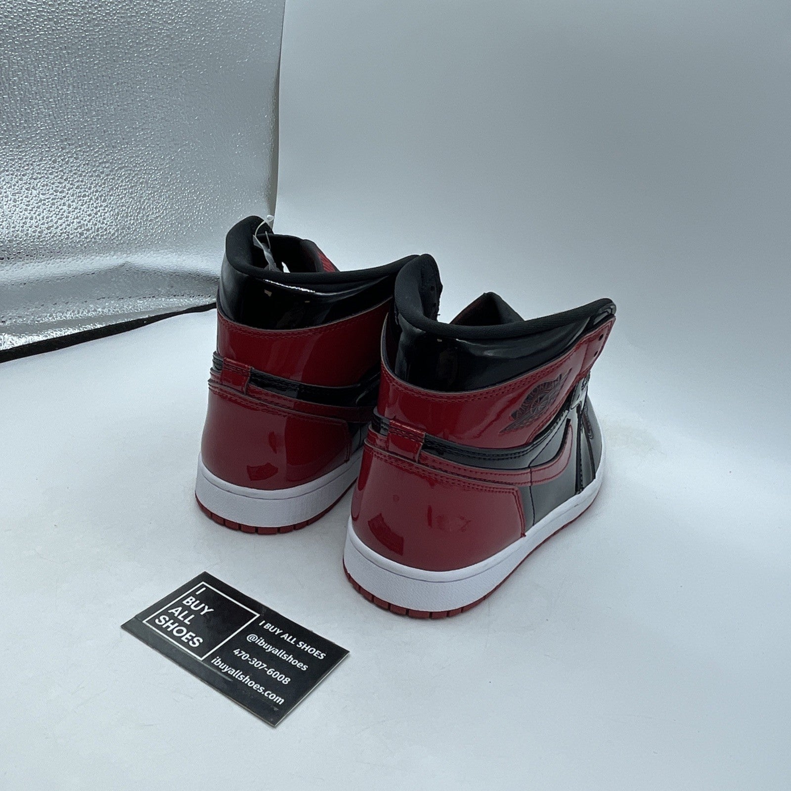 Size 8 - Air Jordan 1 Retro OG High Patent Bred (555088-063)