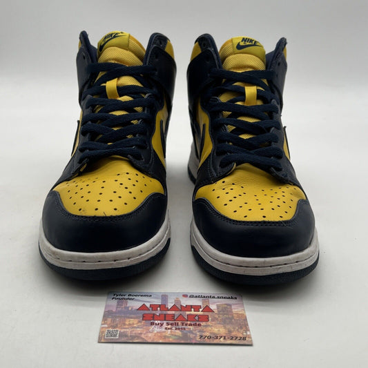 Size 9.5 - Nike Dunk SP 2020 High Michigan (CZ8149-700)