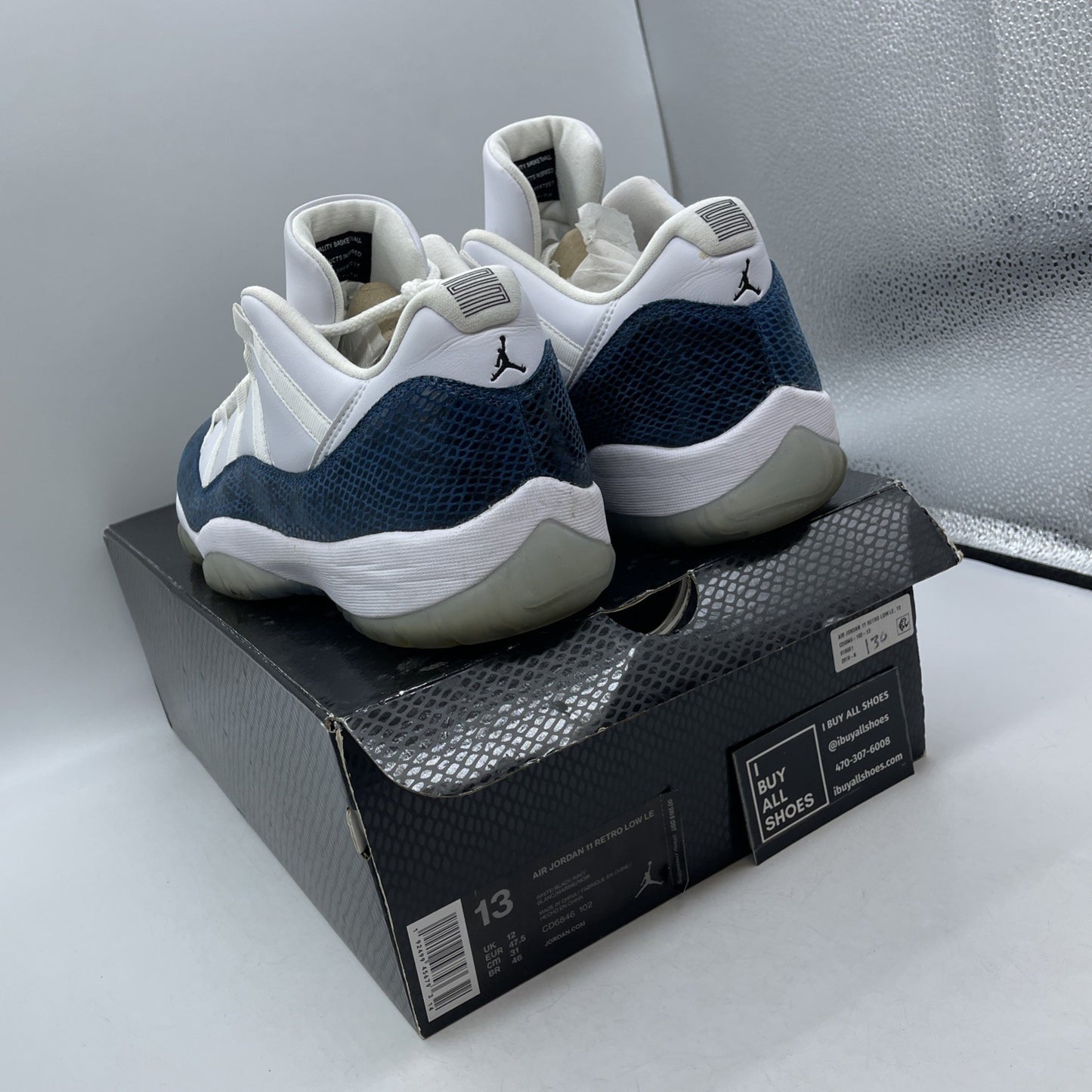 Size 13 - Air Jordan 11 Retro Low Snakeskin 2019 (CD6846-102)