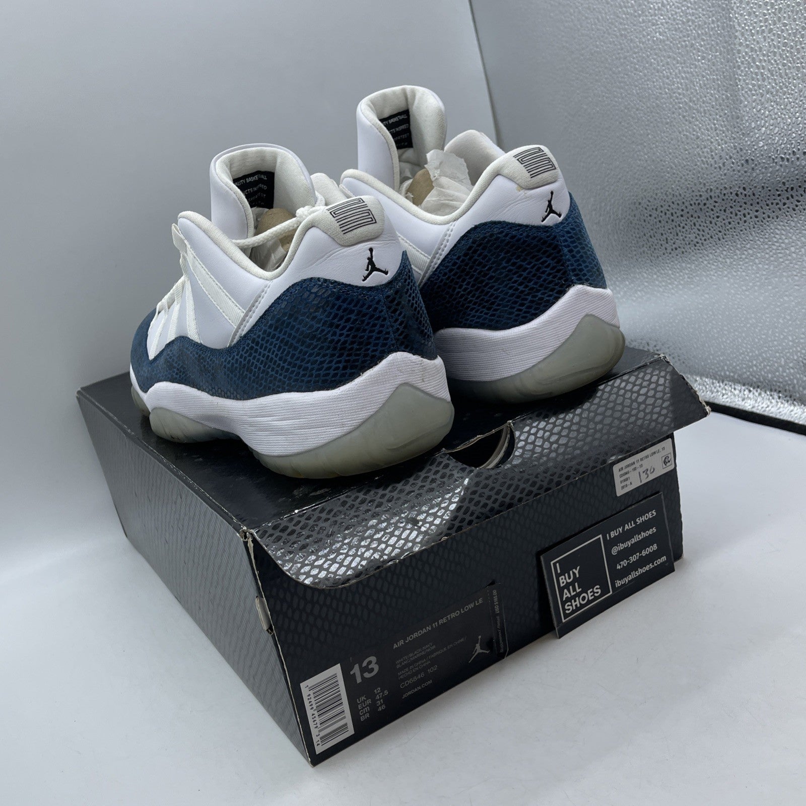 Size 13 - Air Jordan 11 Retro Low Snakeskin 2019 (CD6846-102)