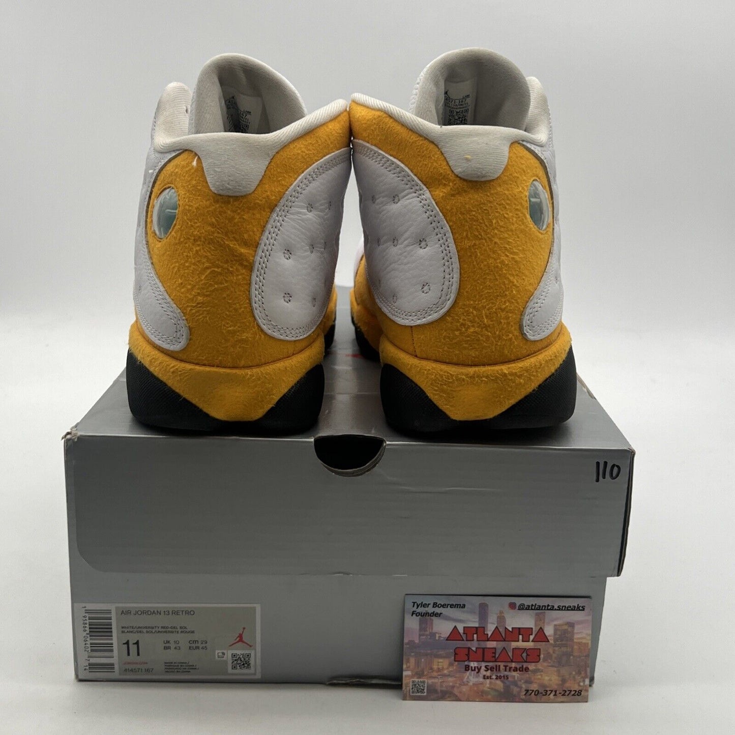 Size 11 - Air Jordan 13 Del Sol 2022 (414571-167)