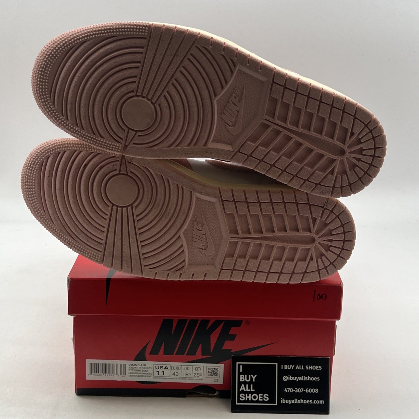 Size 11 - Air Jordan 1 Retro OG High Washed Pink W (FD2596-600)