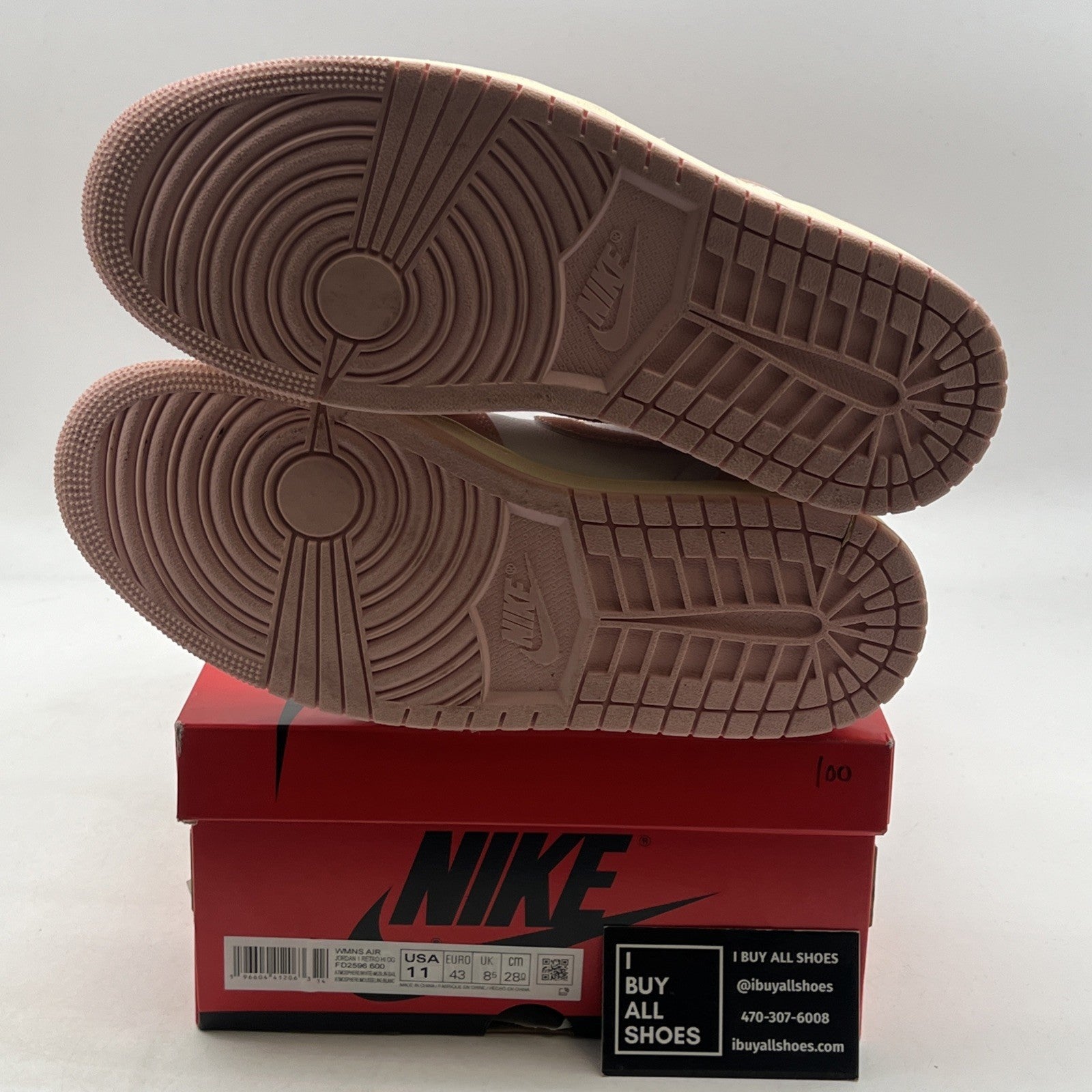 Size 11 - Air Jordan 1 Retro OG High Washed Pink W (FD2596-600)