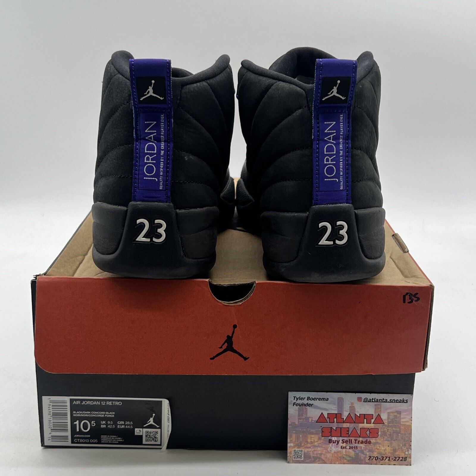 Size 10.5 - Air Jordan 12 Retro Dark Concord (CT8013-005)