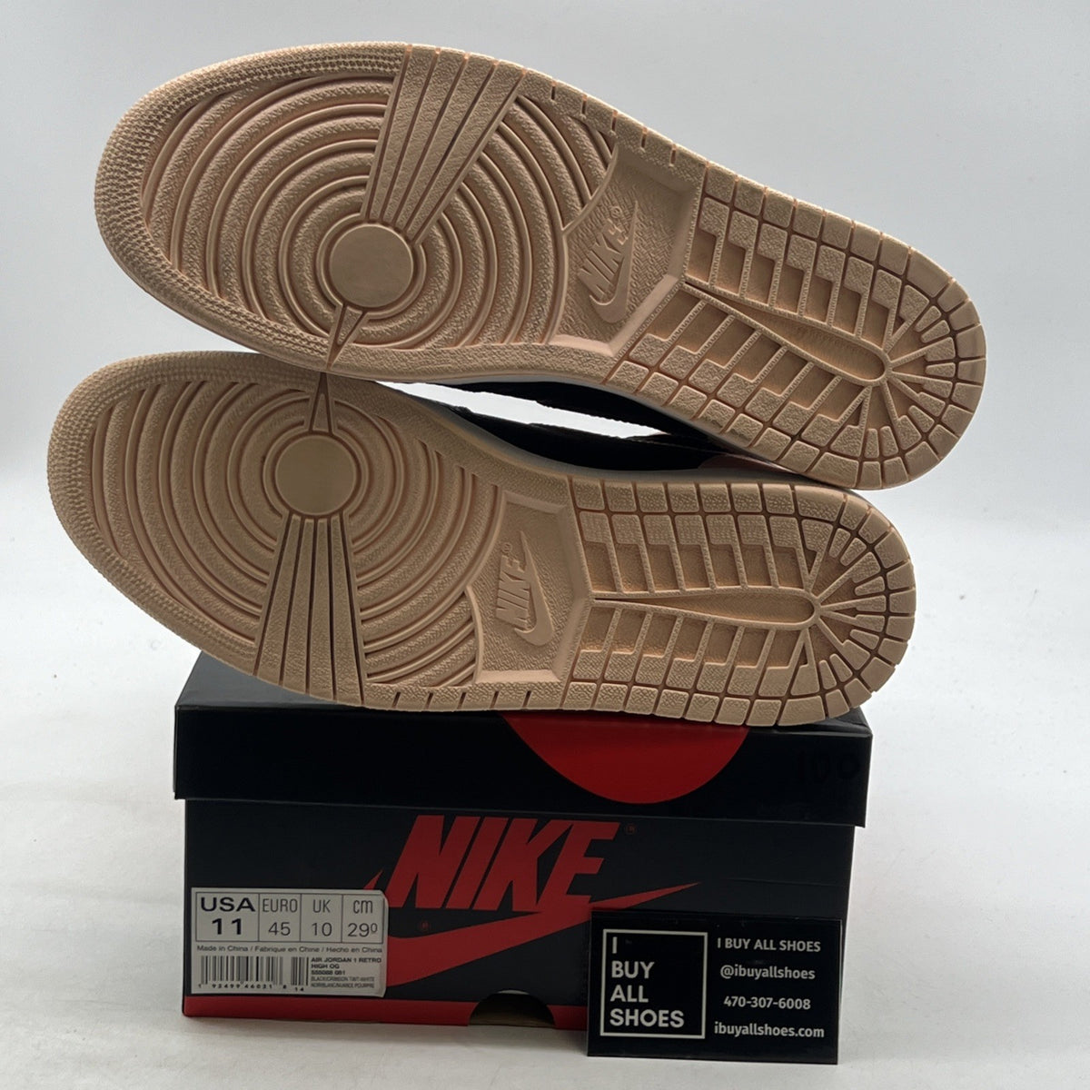 Size 11 - Air Jordan 1 Retro OG High Crimson Tint (555088-081)