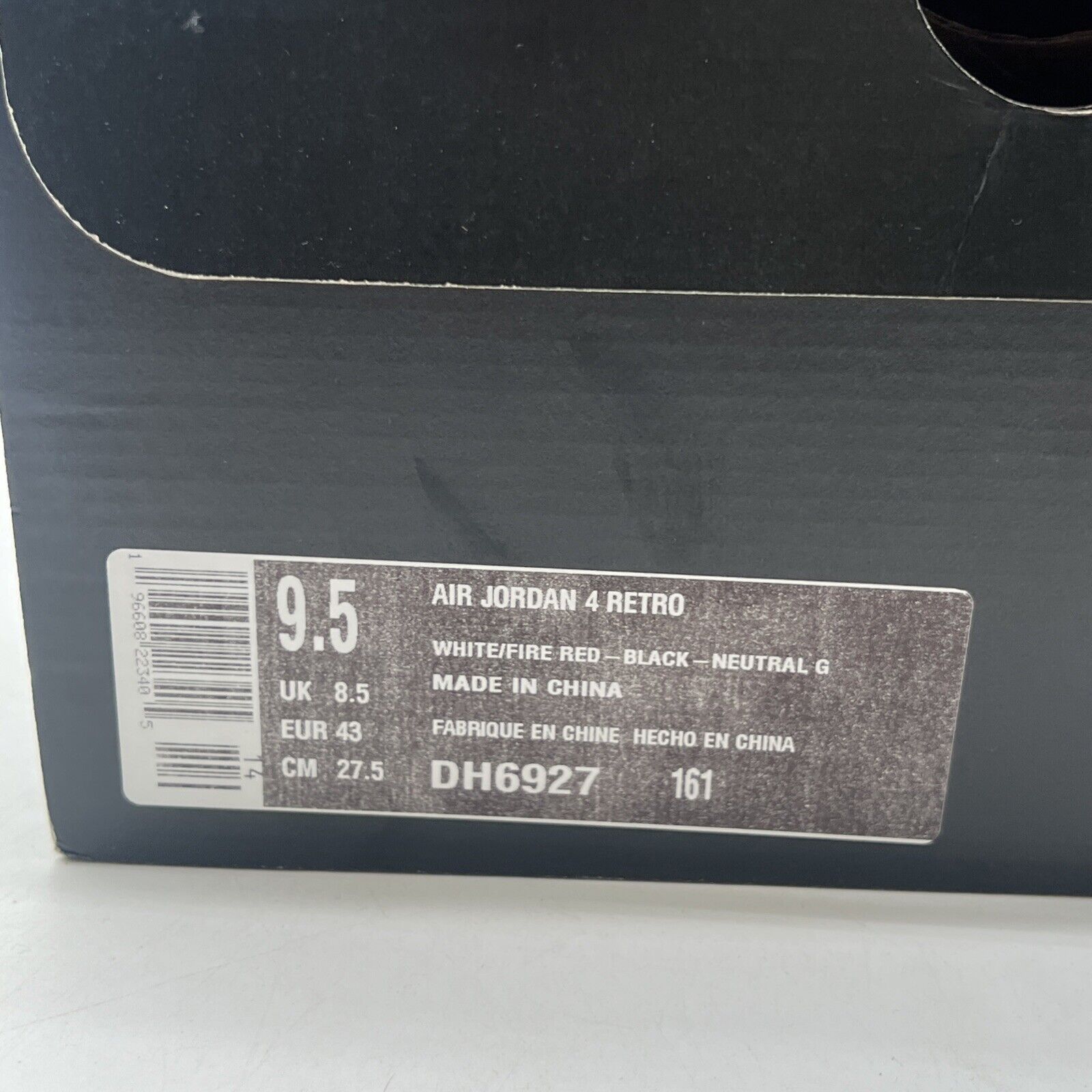 Size 9.5 - Air Jordan 4 Retro Mid Red Cement (DH6927-161)