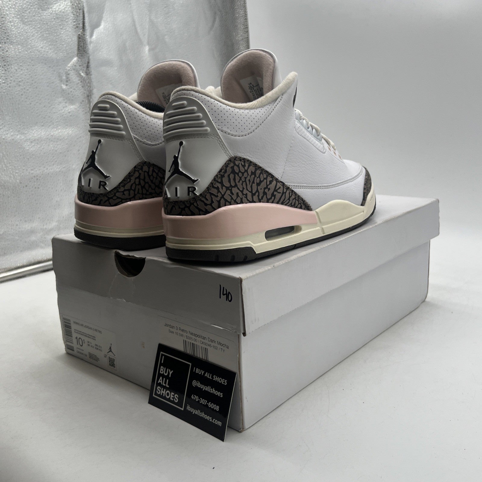 Size 10.5 - Air Jordan 3 Retro 'Neapolitan' 2022 (CK9246-102)