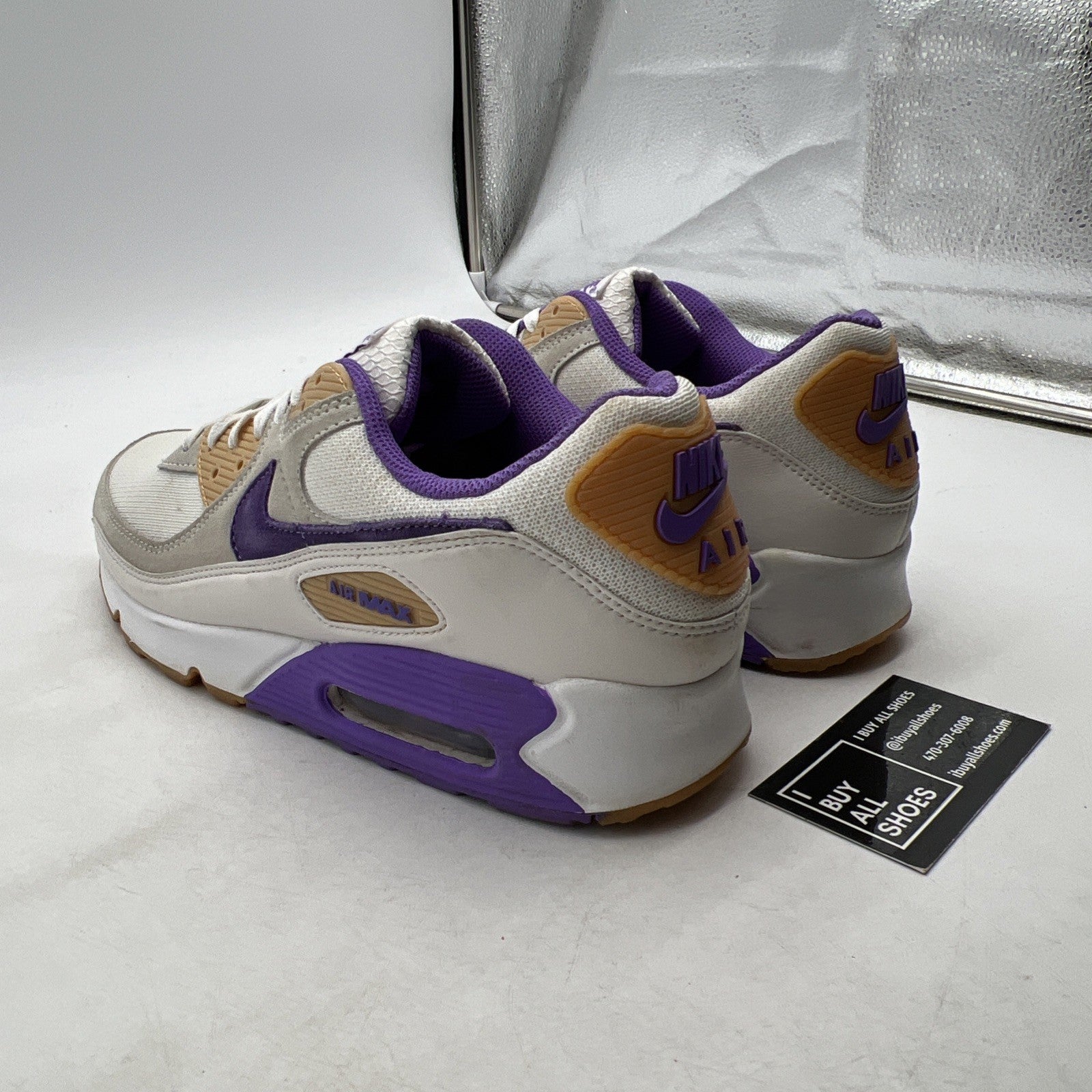 Size 10.5 - Nike Air Max 90 Sail Purple (DM0029-102)