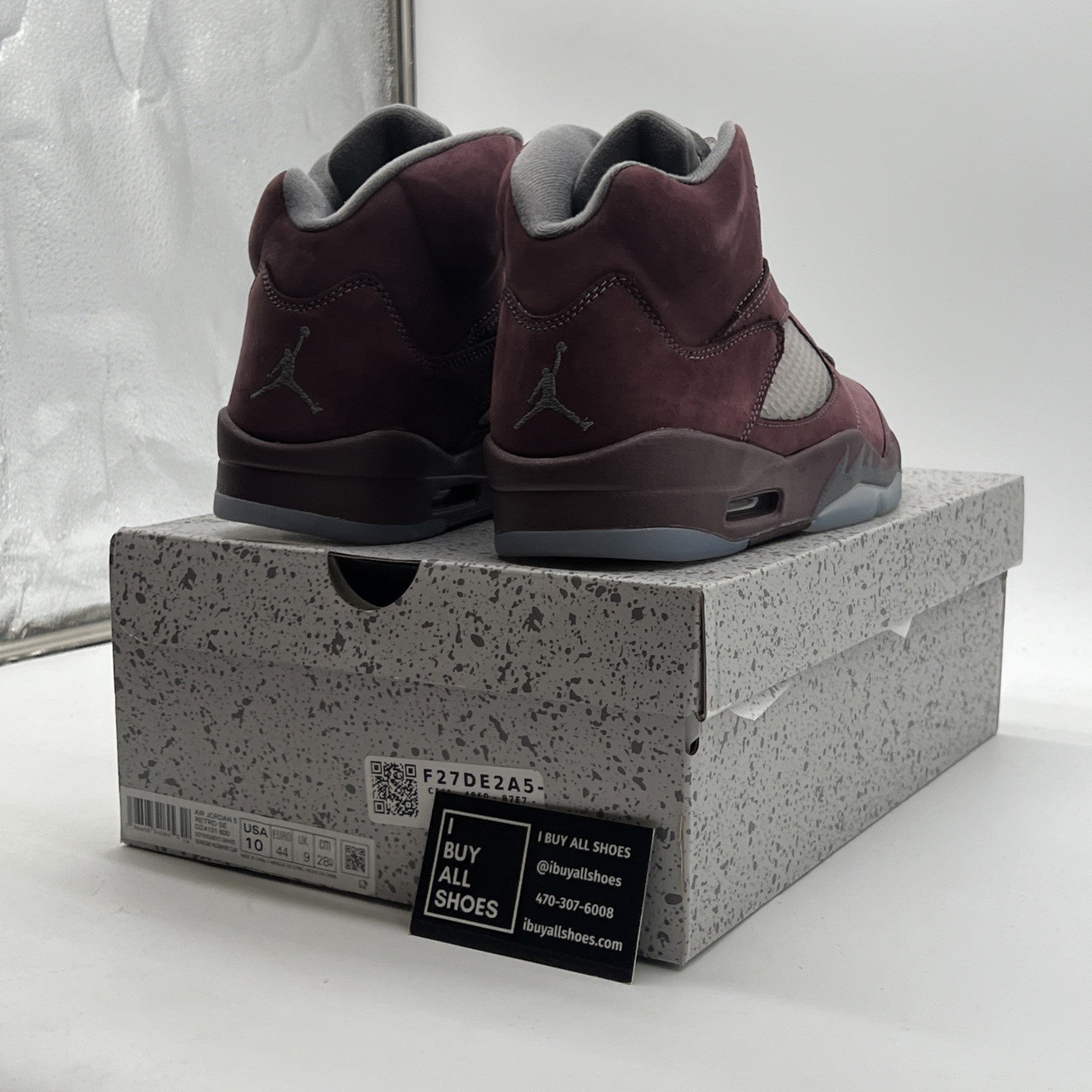 Size 10 - Air Jordan 5 Retro SE 2023 Burgundy (DZ4131-600)
