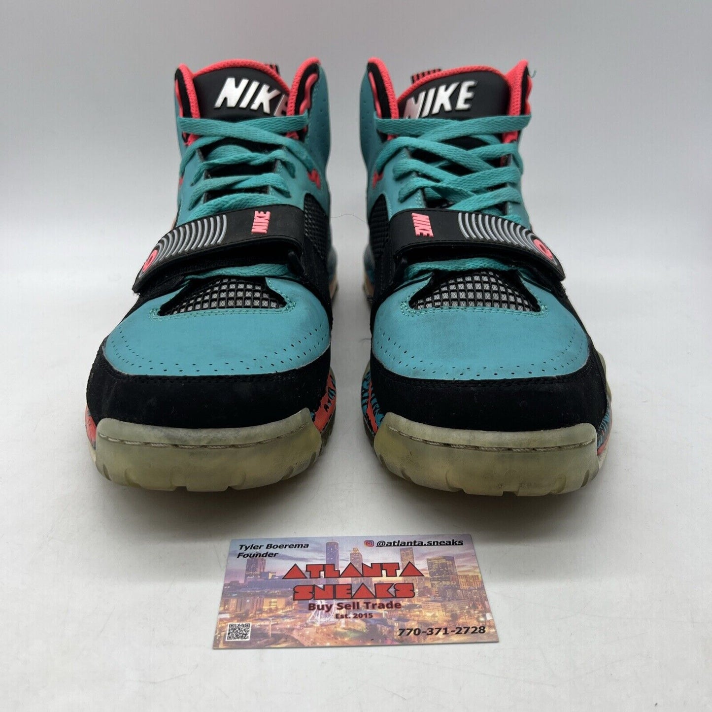 Size 10.5 - Nike Air Max Bo Jax PRM Hyper Jade Pink Black Aqua (654479-300)