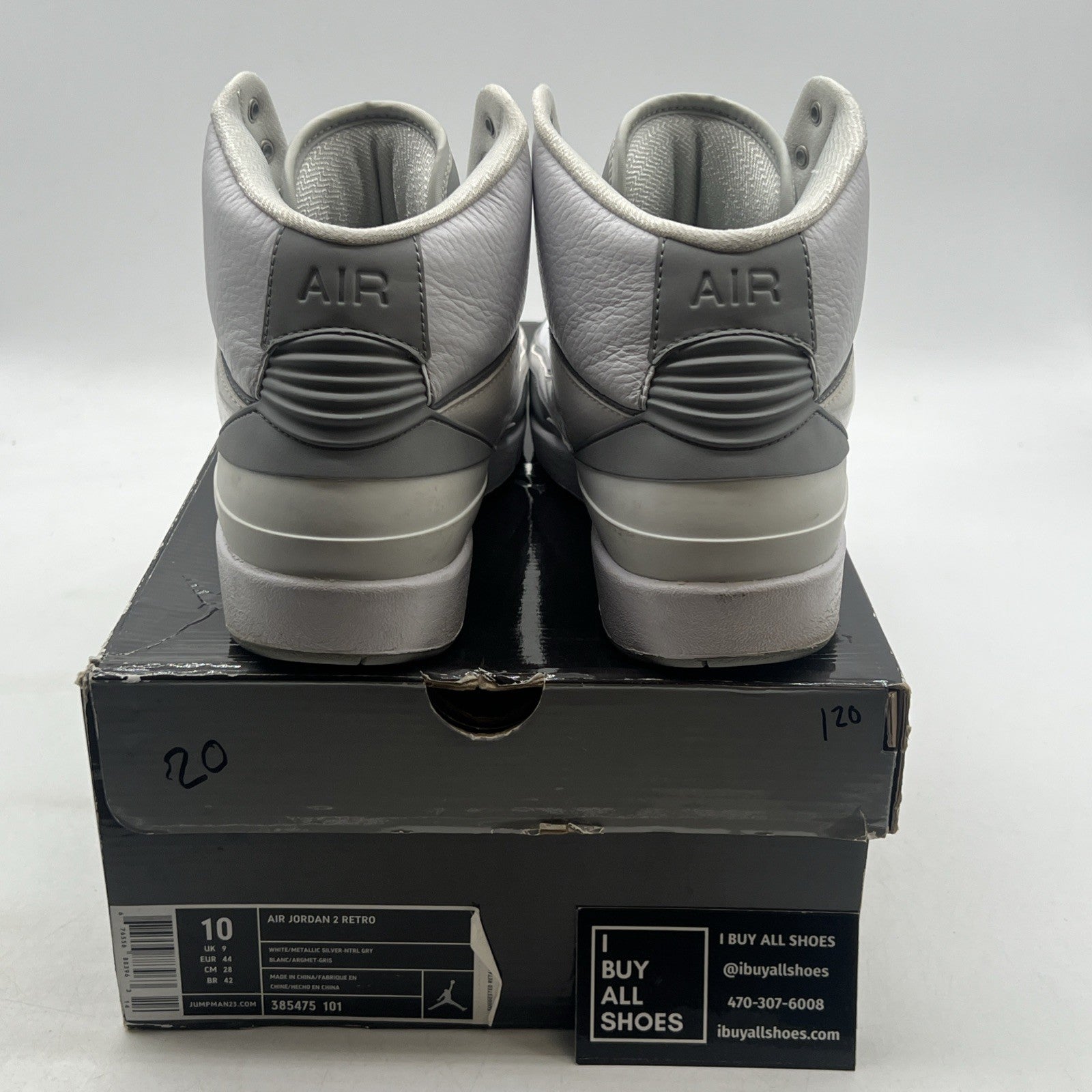 Size 10 - Air Jordan 2 Retro 25th Anniversary (385475-101)