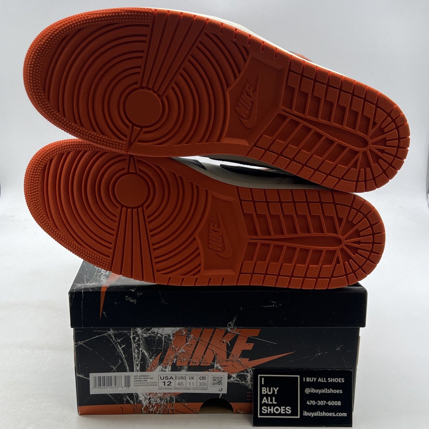 Size 12 - Air Jordan 1 Retro OG 2025 High Shattered Backboard (DZ5485-008)