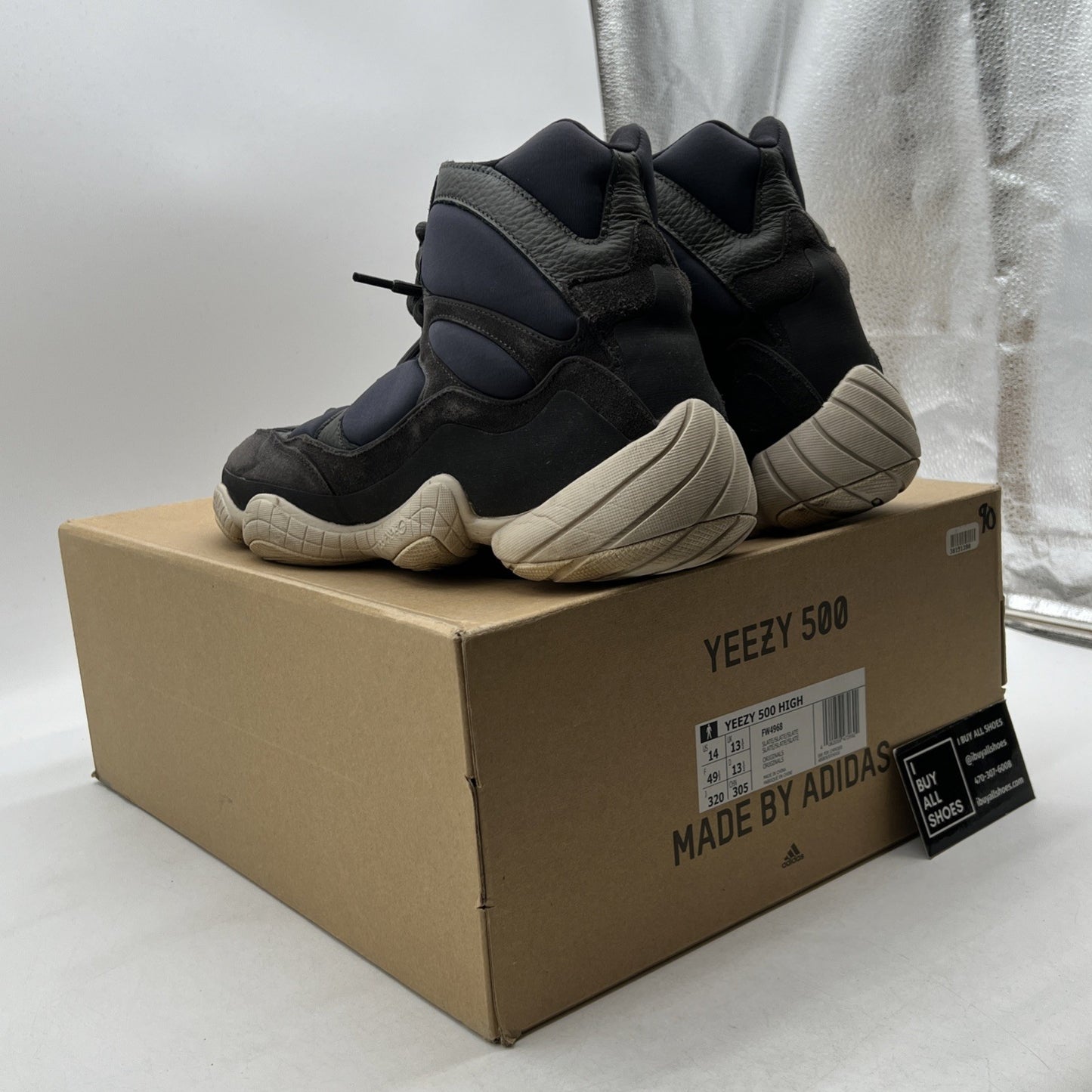 Size 14 - Adidas Yeezy 500 High Slate (FW4968)