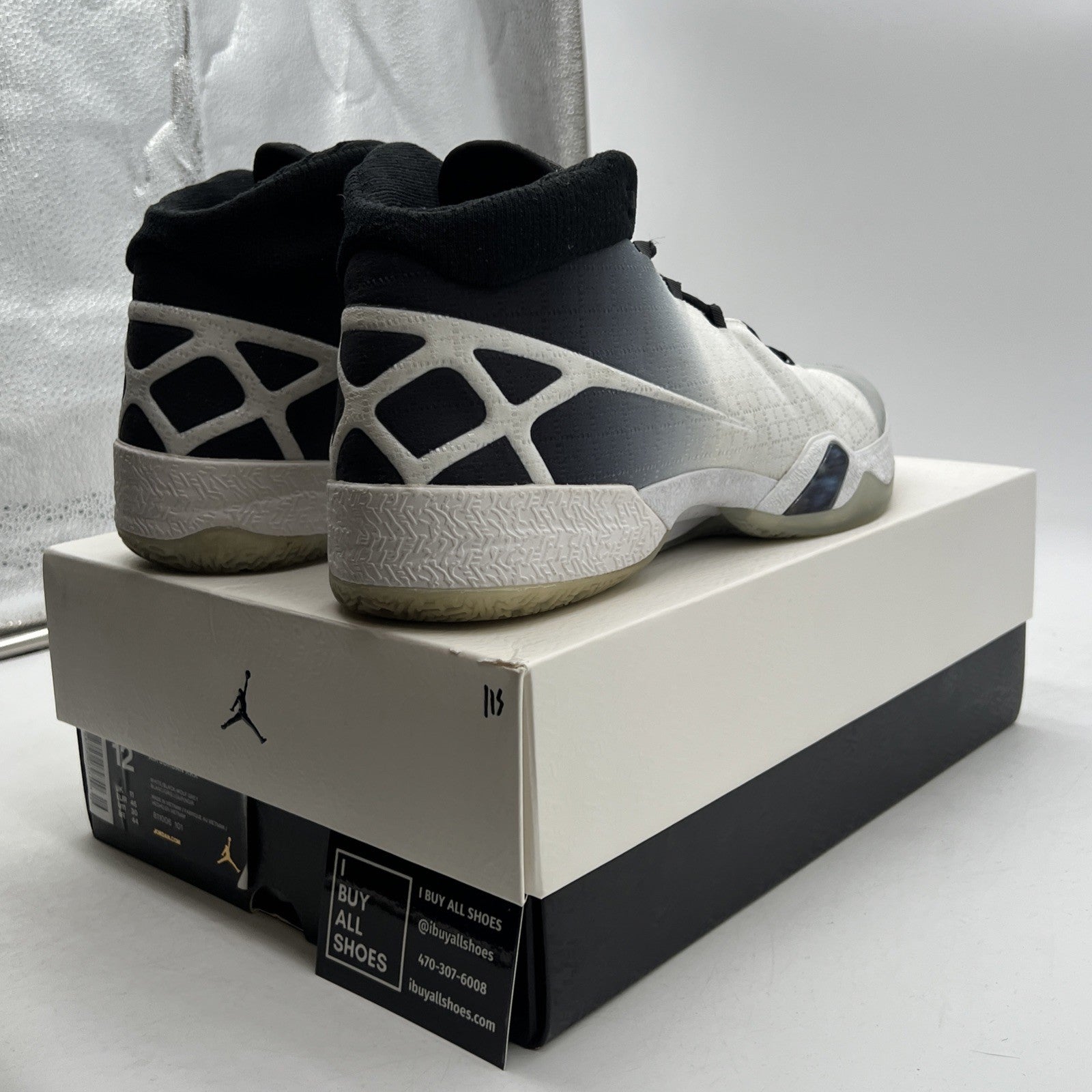 Size 12 - Air Jordan 30 White Wolf Grey (811006-101)