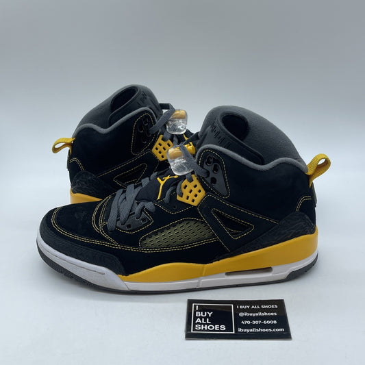 Size 9 - Jordan Spizike Black University Gold Yellow Suede (315371-030)