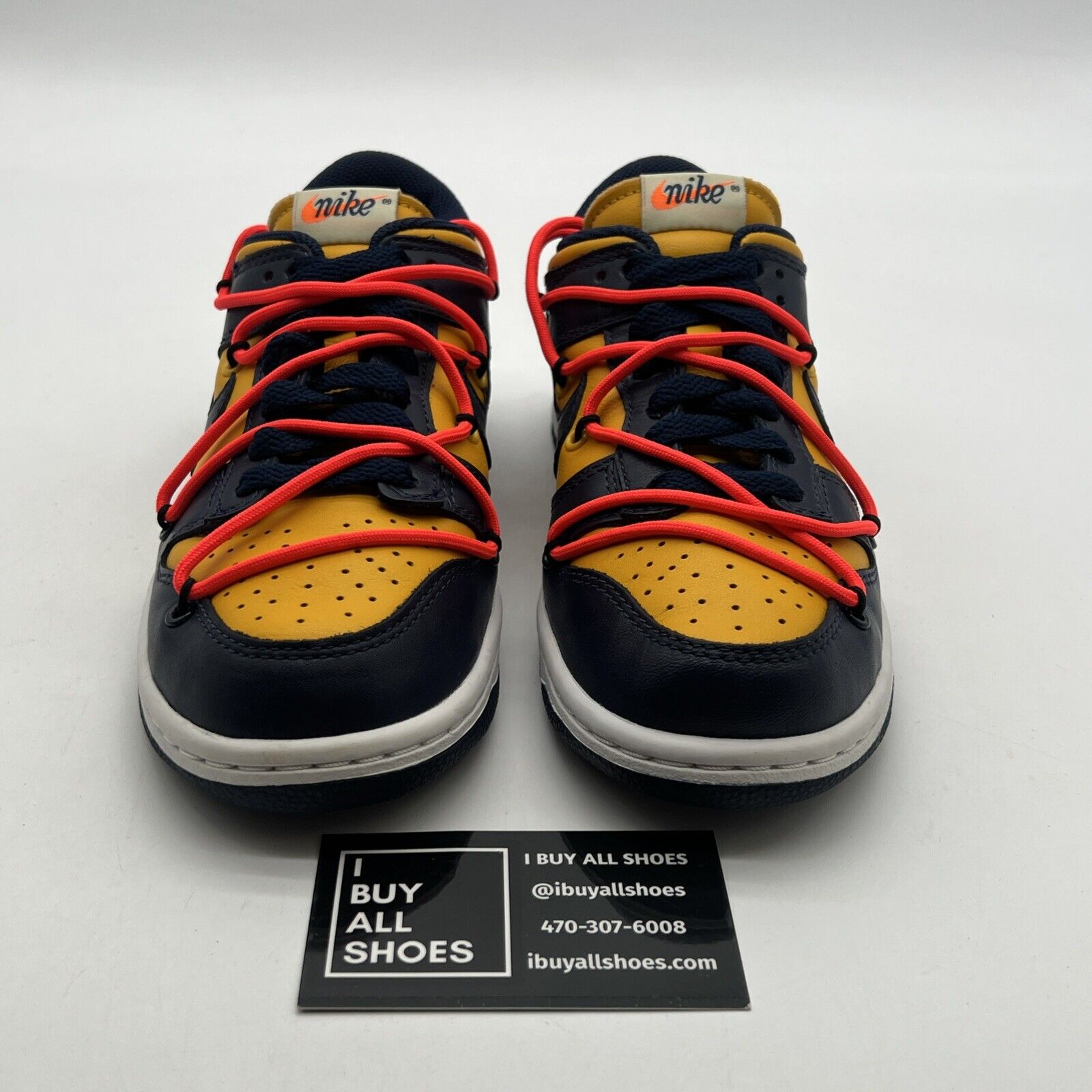 Size 4 - Nike Dunk Low x OFF-WHITE University Gold (CT0859-700)
